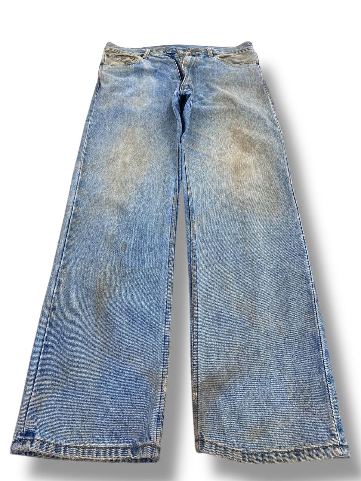 Japanese Brand Japanese Brand Dirty Mud Wash Style Loose Jeans Size US 34 / EU 50 - 1 Thumbnail