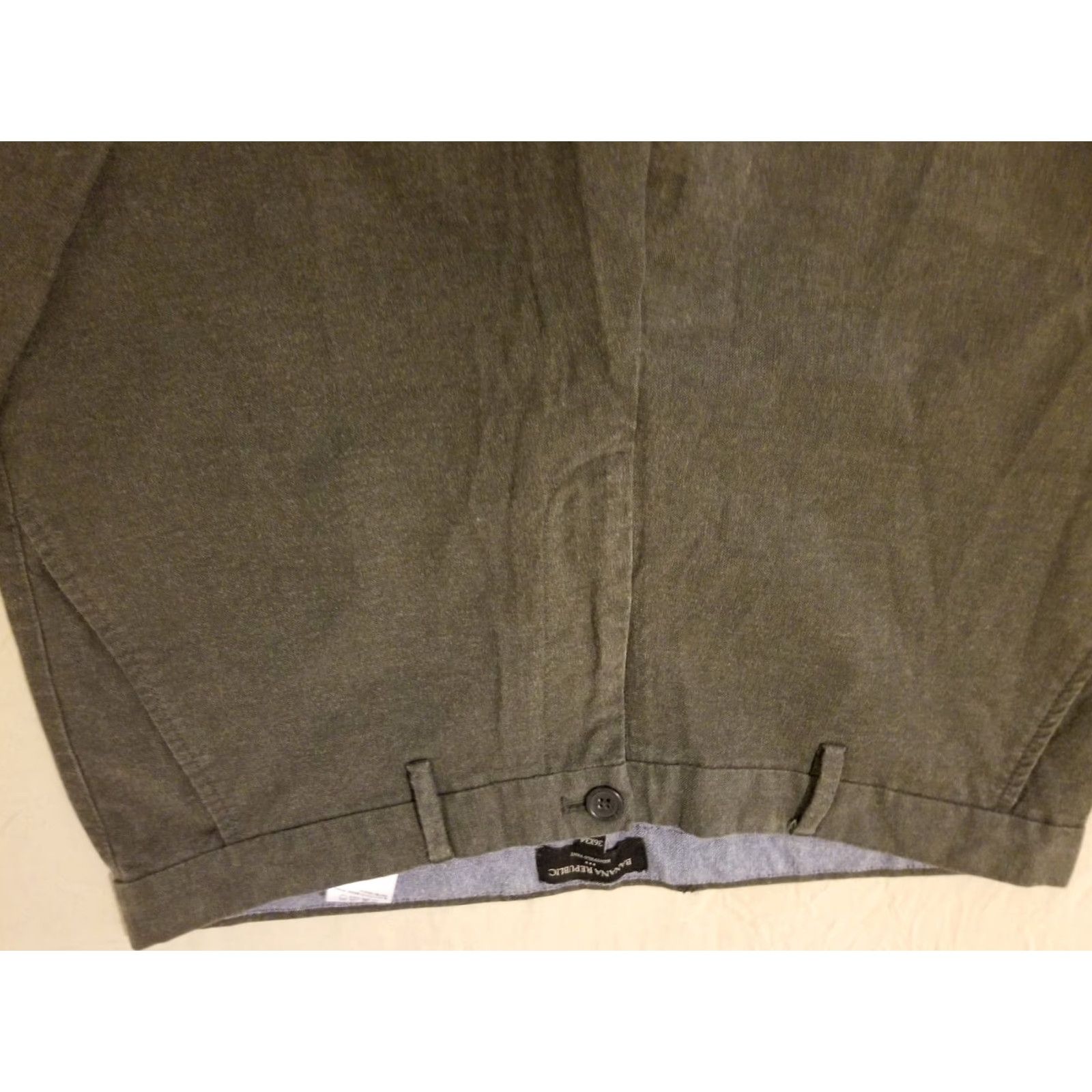 Banana Republic Banana Republic Dress Pants Men 36x34 Gray Cotton Slack Chino Khaki Trousers Pants Dress Pants Mens Gray 36 34 Regular Inseam 34 Banana Republic Pants Size US 36 / EU 52 - 4 Thumbnail