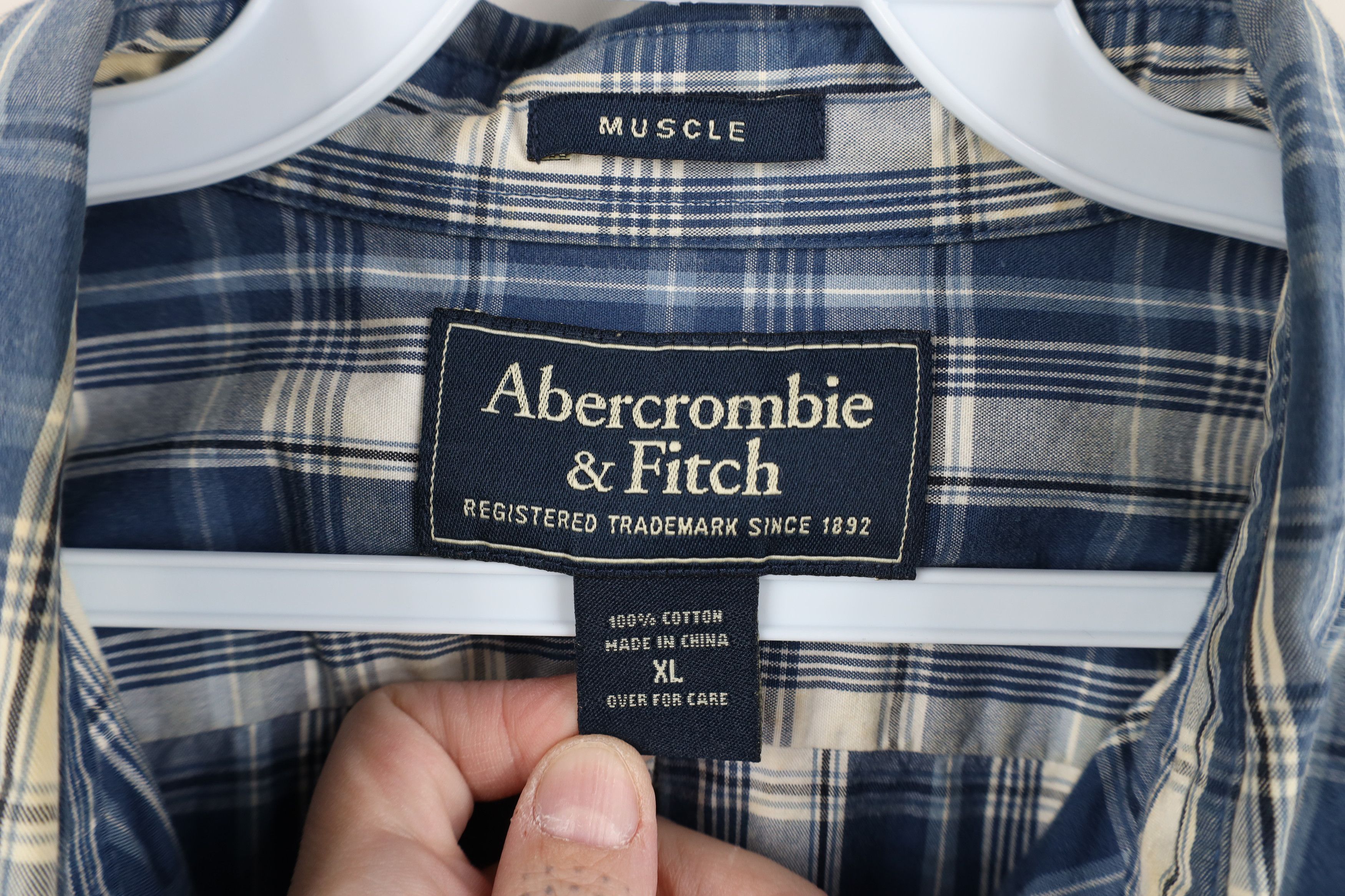 Abercrombie & Fitch Vintage Y2K Abercrombie & Fitch Short Sleeve Button Shirt Size US XL / EU 56 / 4 - 12 Thumbnail