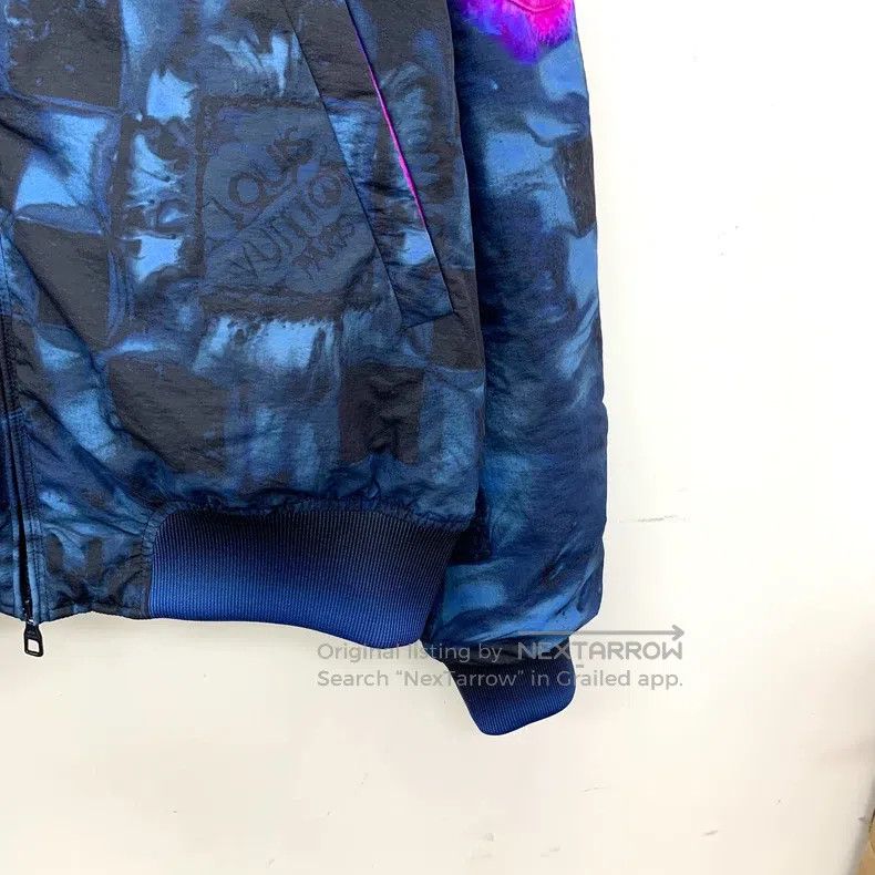 Louis Vuitton Louis Vuitton Long Sleeve Jacket in Dark Blue Monogrammed Size US XL / EU 56 / 4 - 4 Thumbnail