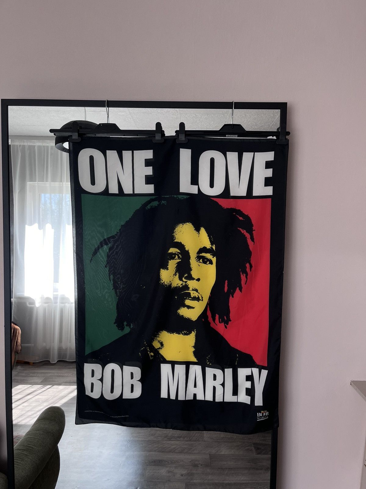 Bob Marley Bob Marley One Love Vintage Scarf Postage 00s big logo Reggi Size ONE SIZE - 2 Thumbnail