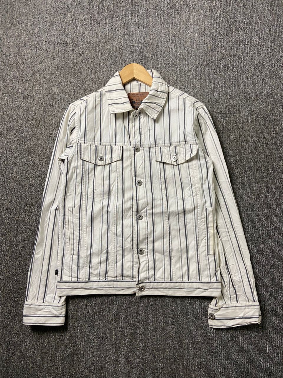 Gotcha Gotcha International Brand Stripes Trucker Jacket (196) Size US M / EU 48-50 / 2 - 1 Thumbnail