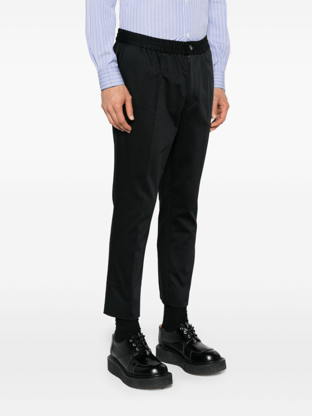 AMI Cropped Elasticated Trousers Size US 30 / EU 46 - 7 Thumbnail