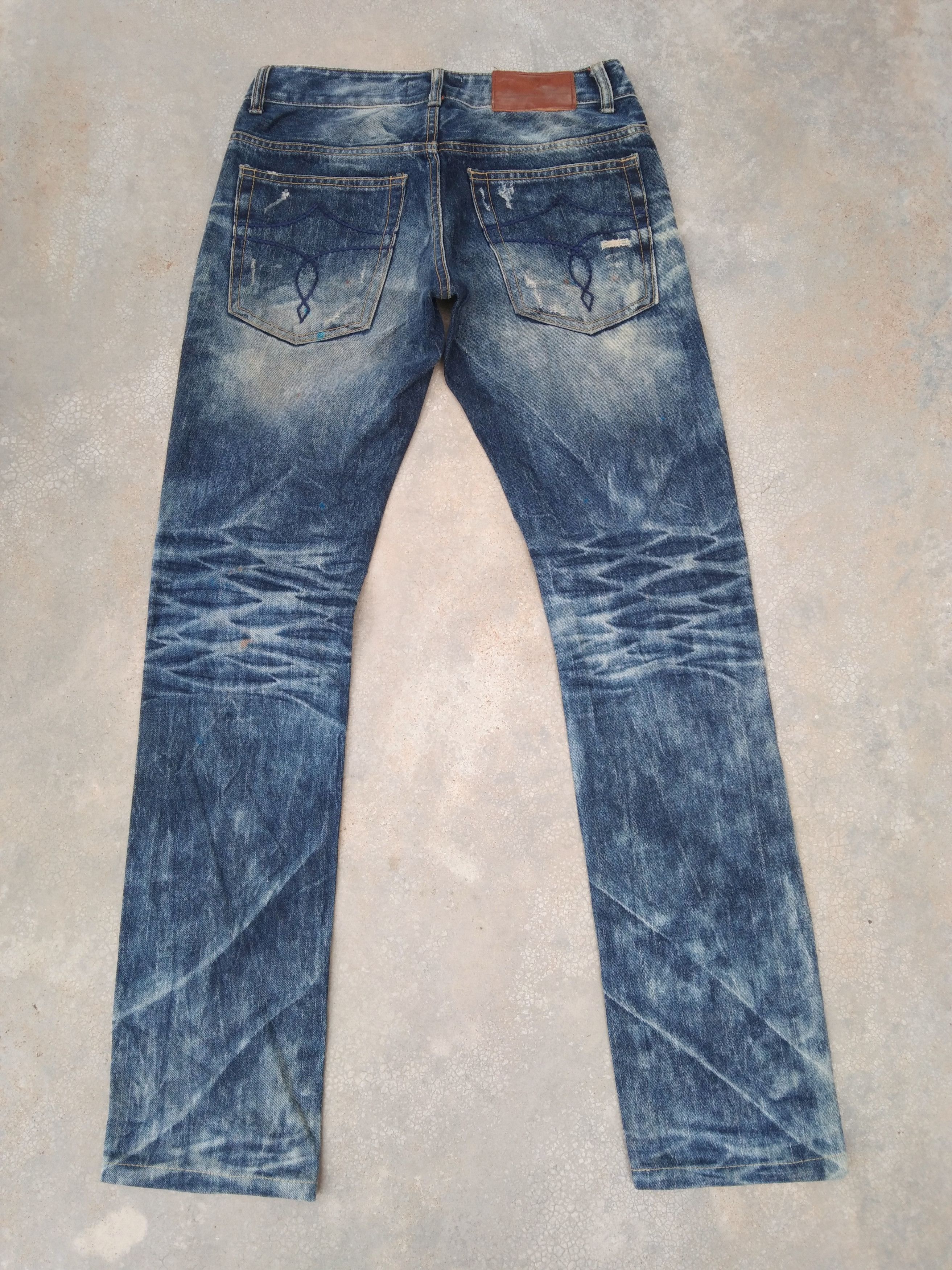 Japanese Brand Vintage Distressed Japan Jeans ICHIMARU Grunge Retro 28x32 Size US 28 / EU 44 - 2 Thumbnail