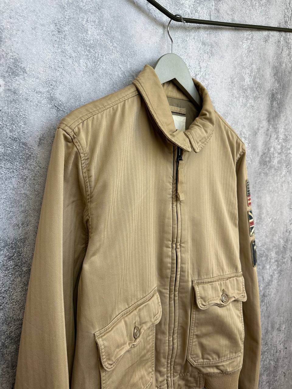 Denim & Supply Ralph Lauren Denim & Supply Ralph Lauren Bomber Jacket Herringbone Flags Size US M / EU 48-50 / 2 - 3 Thumbnail