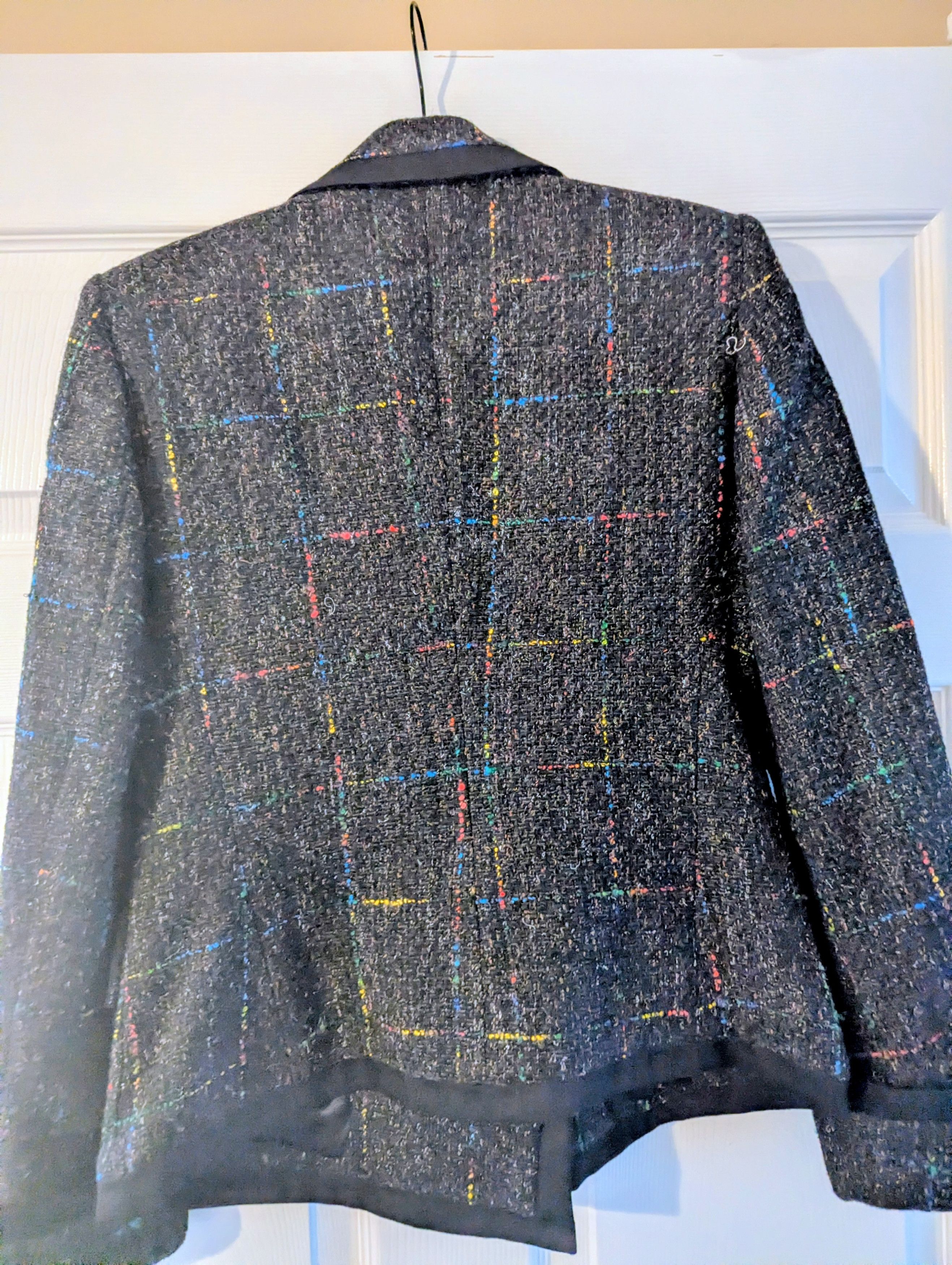 Versace Versace Tartan Plaid Multicolour stitching blazer 40 Size S / US 4 / IT 40 - 5 Thumbnail