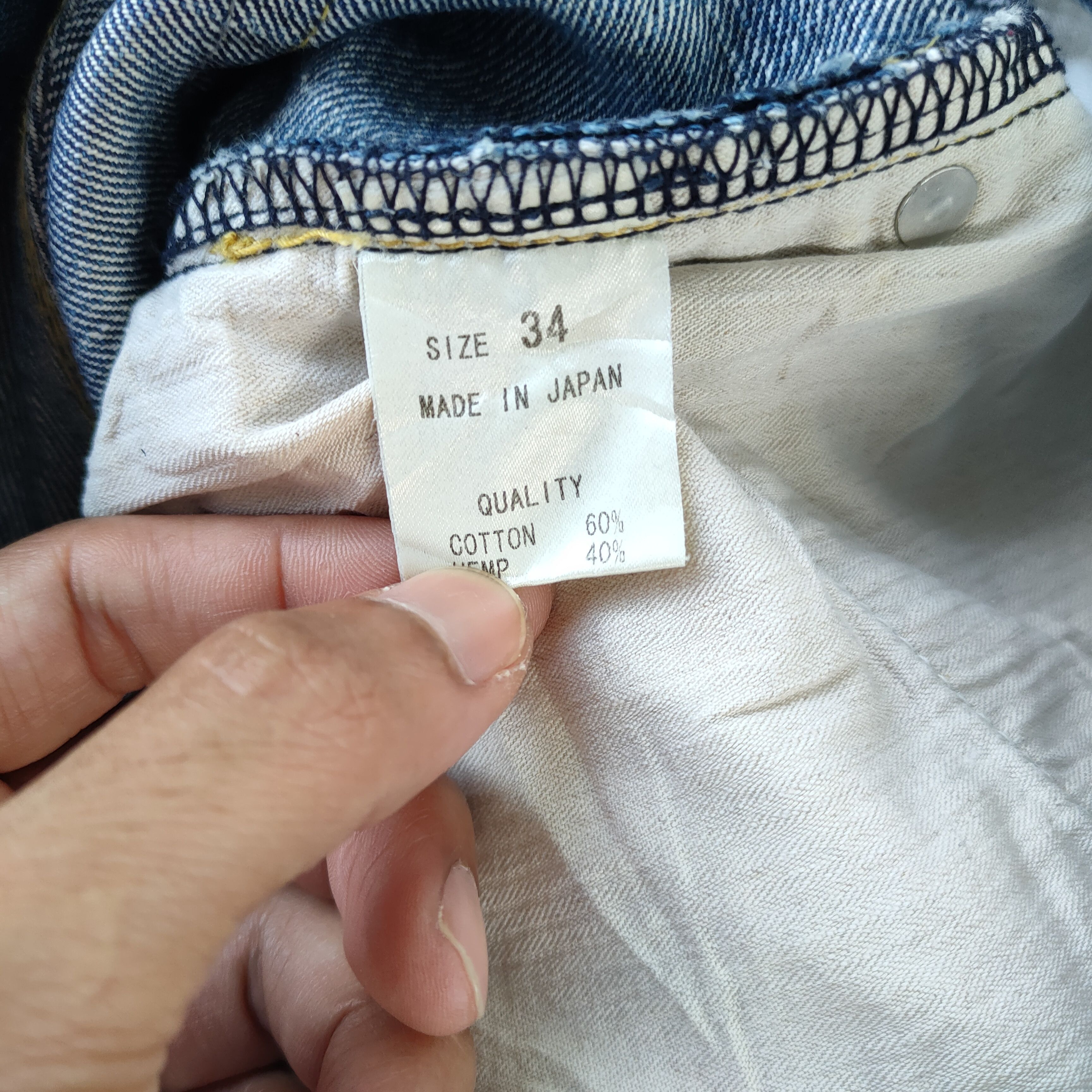 Japanese Brand W33 VINTAGE MAVEN FADED JEANS DENIM PANTS Size US 33 - 15 Thumbnail