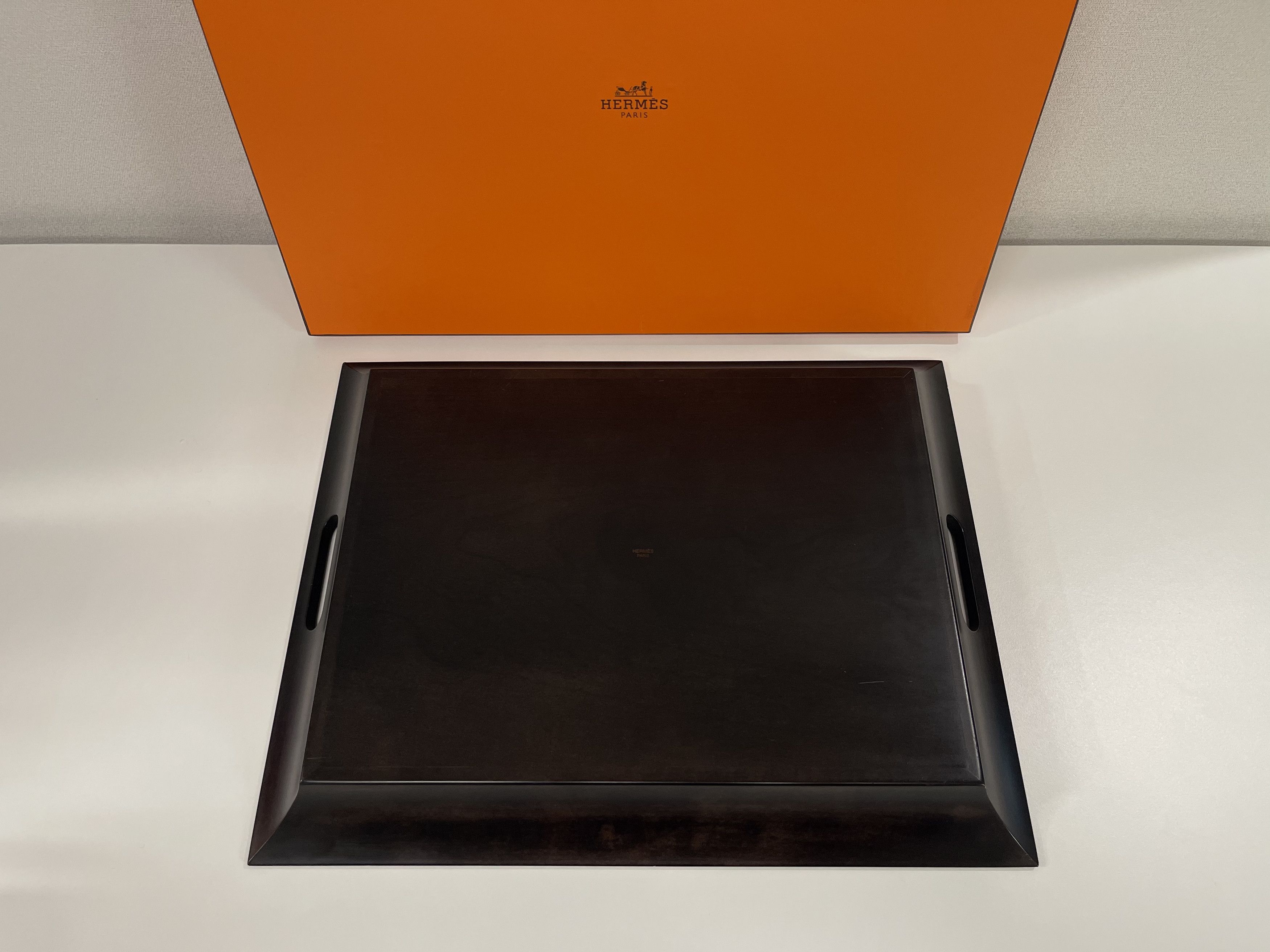 Hermes Hermes Square Rosewood Tray Size ONE SIZE - 3 Thumbnail