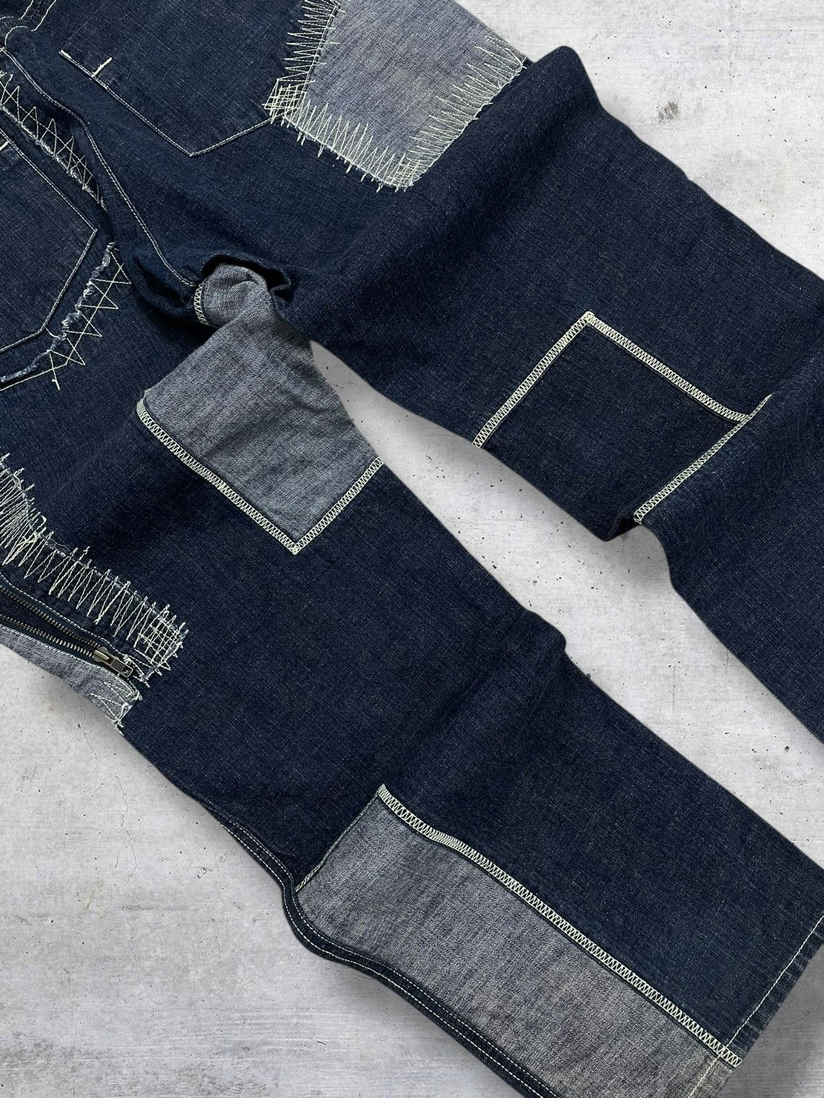 Hysteric Glamour VINTAGE PHAT FARM 90S OG JAPAN DESIGNER PATCHWORK DENIM Size US 32 / EU 48 - 14 Thumbnail