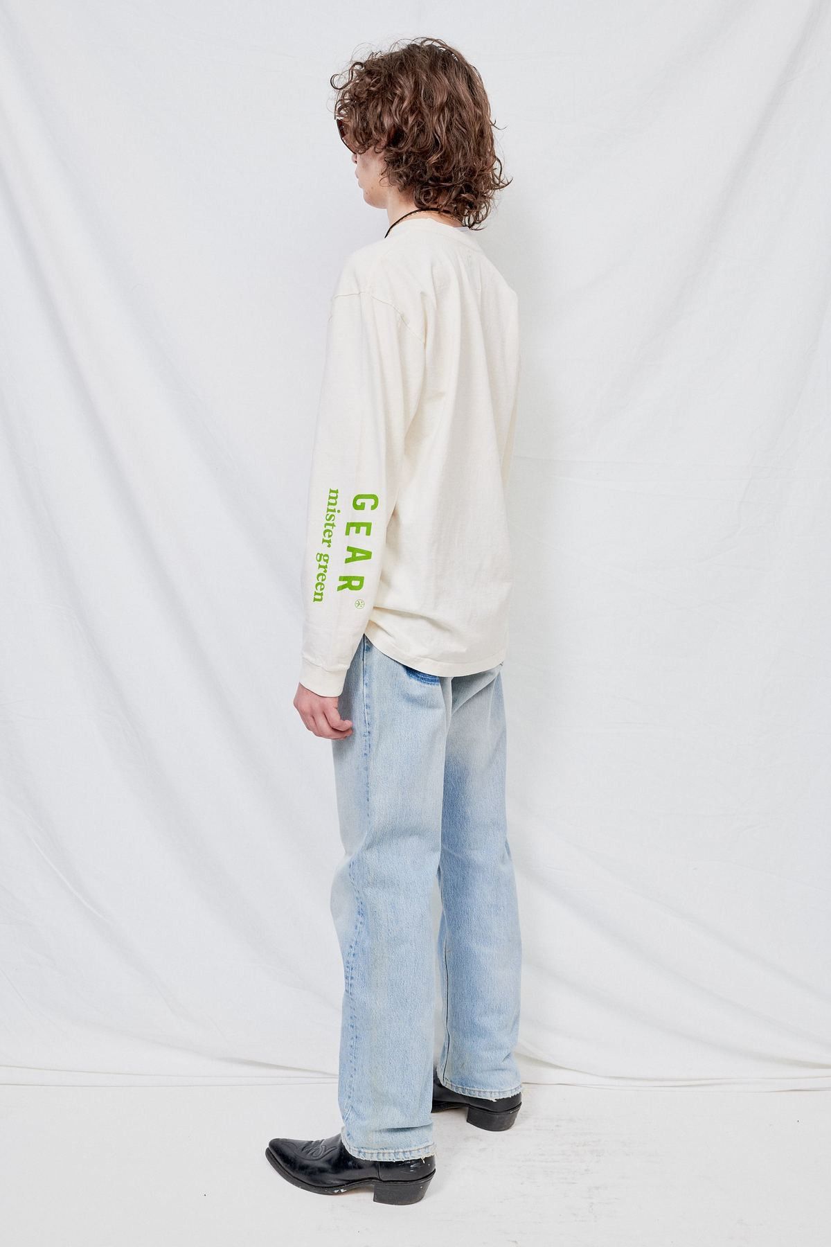 Los Angeles Apparel Mister Green Long Sleeve Jumbo Rocks Tee Size US M / EU 48-50 / 2 - 2 Thumbnail