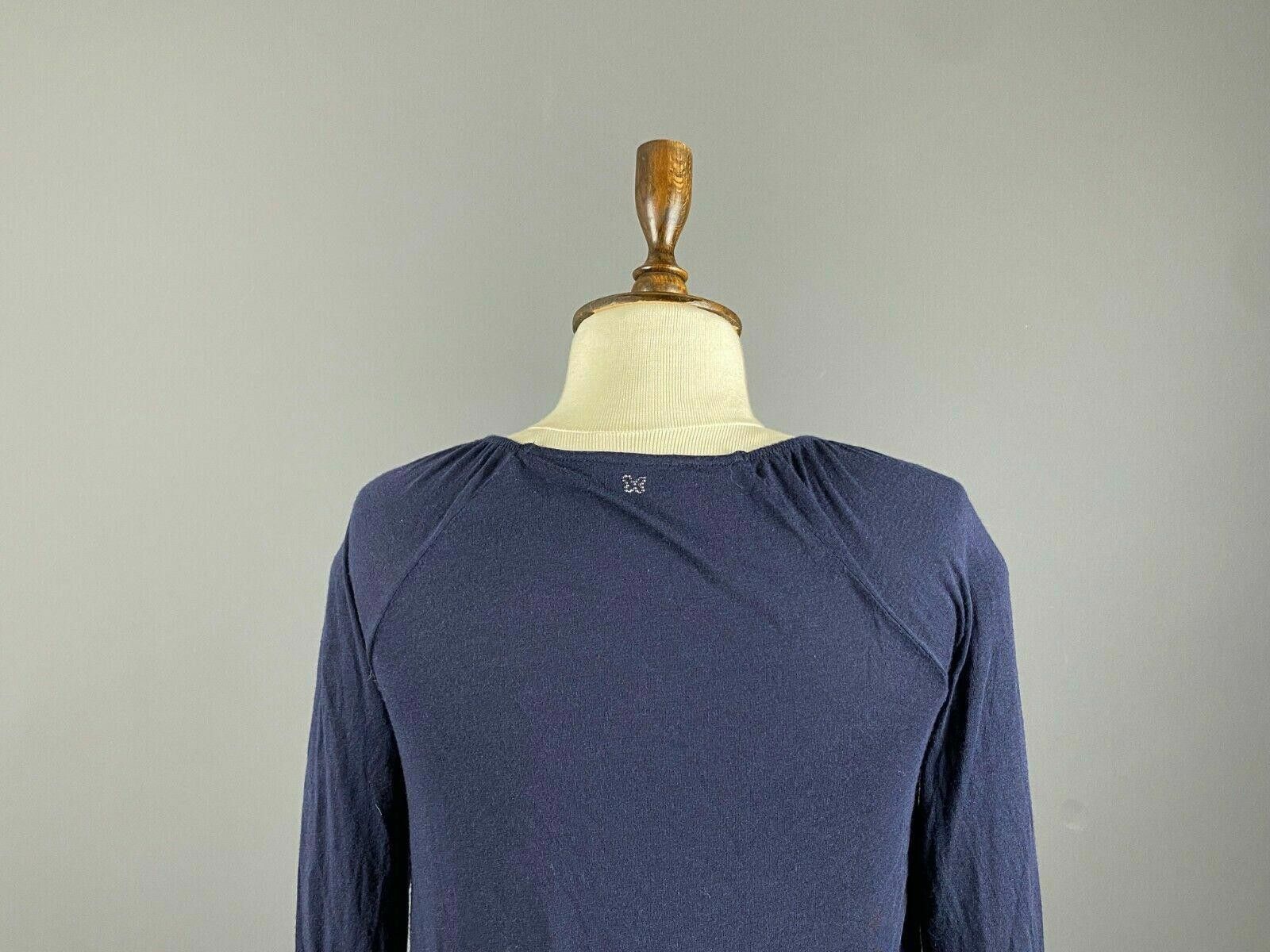 Designer Ladies Weekend Max Mara Blue Long Sleeve Blouse Size S Size S / US 4 / IT 40 - 5 Thumbnail