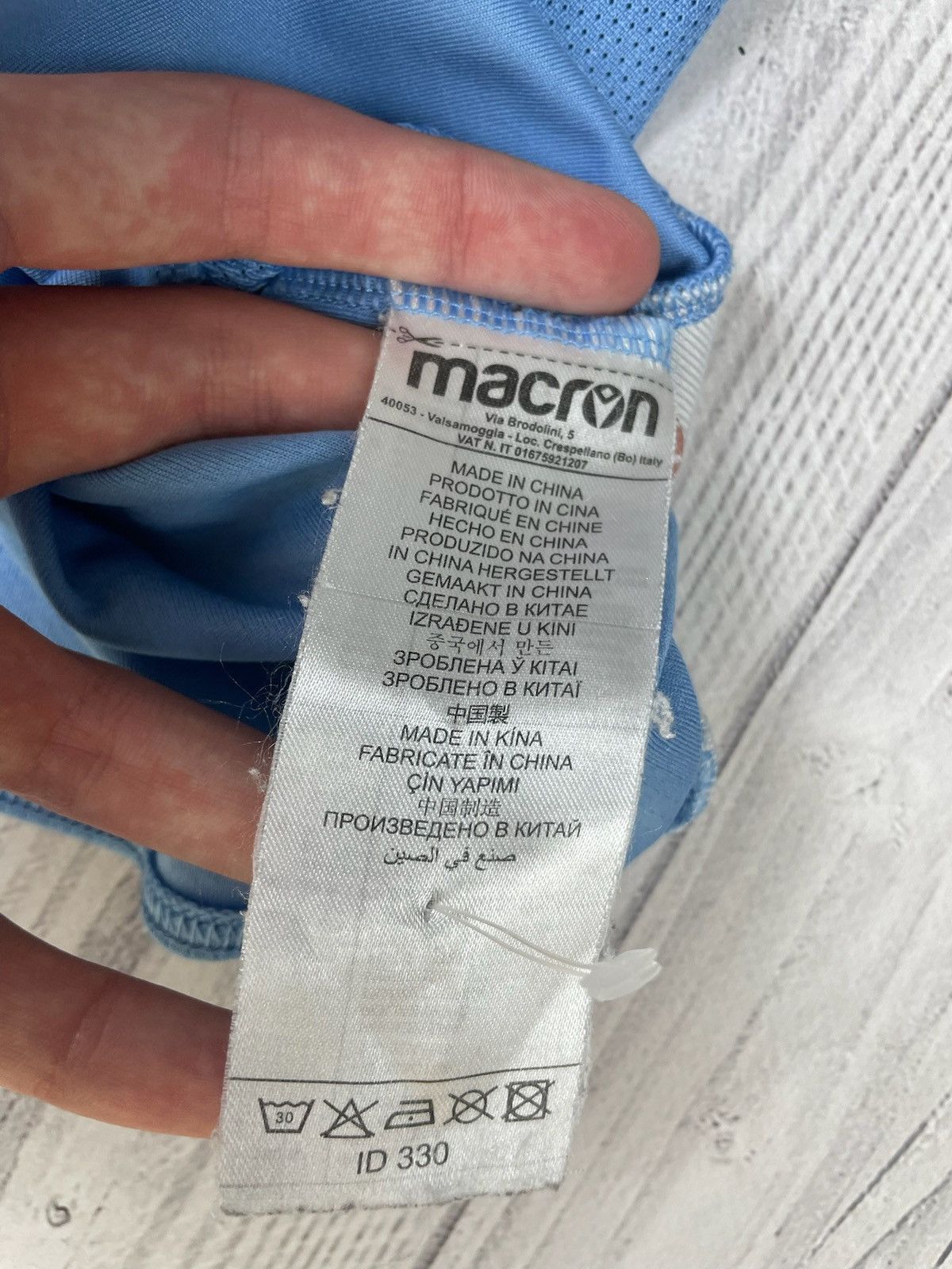 Other Vintage Lazio Soccer jersey size L blue Macron Size US L / EU 52-54 / 3 - 5 Thumbnail