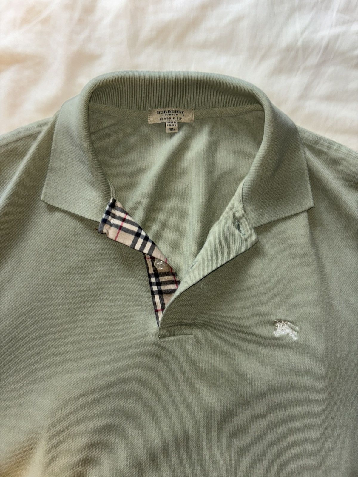 Burberry Green Burberry Polo Size US XL / EU 56 / 4 - 3 Thumbnail
