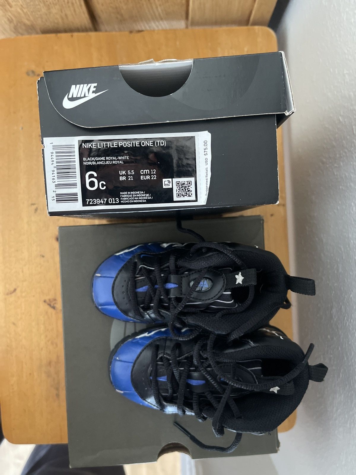 Nike Nike Little Posite One (TD) Size US 6 / EU 39 - 1 Thumbnail