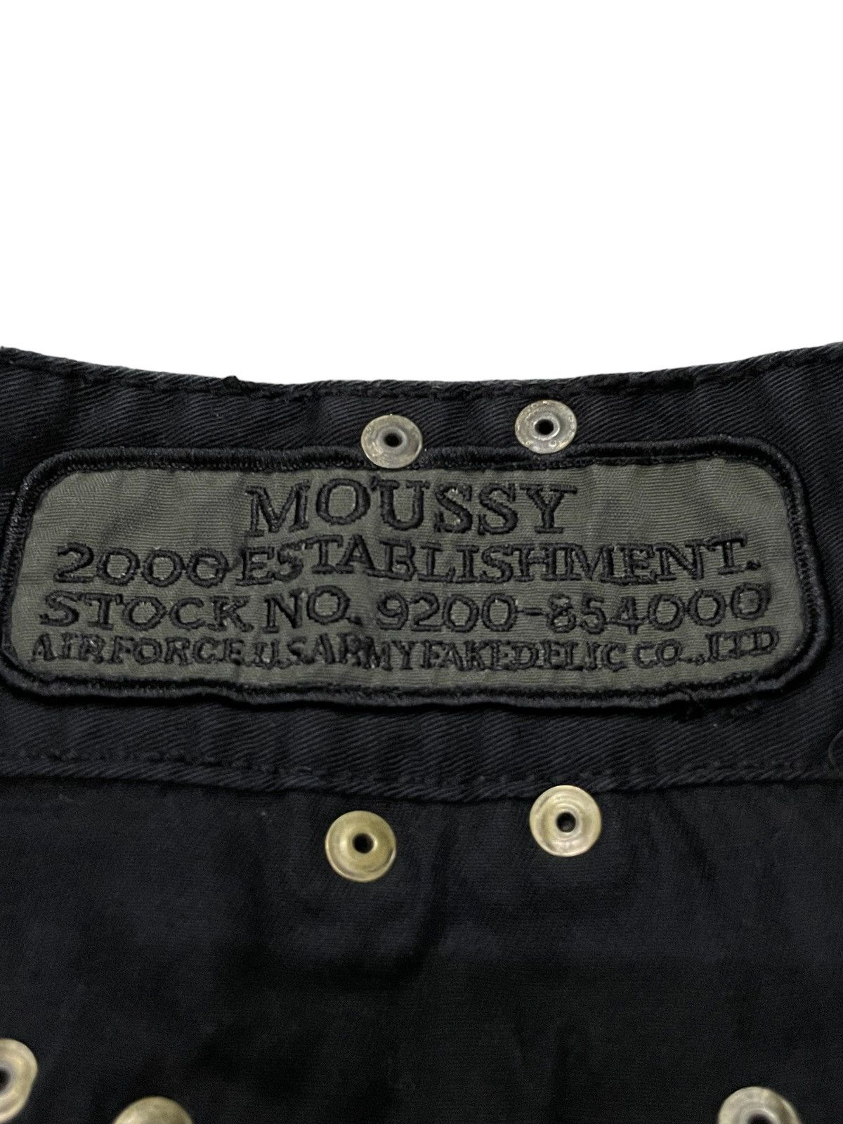 Japanese Brand × Le Grande Bleu (L.G.B.) × MOUSSY Moussy Japan Heavy Studded Flared Dancer Cargo Pants Size US 28 / EU 44 - 15 Thumbnail