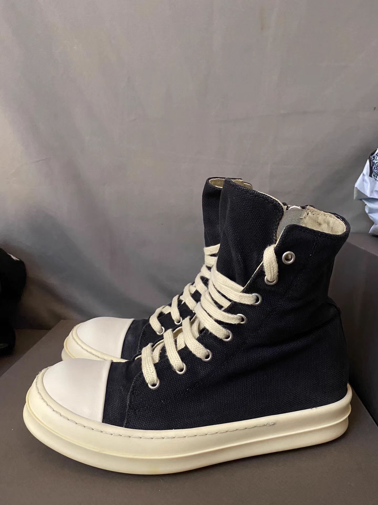 Rick Owens Rick Owens DRKSHDW Canvas Jumbo Low Size US 8 / EU 41 - 1 Thumbnail