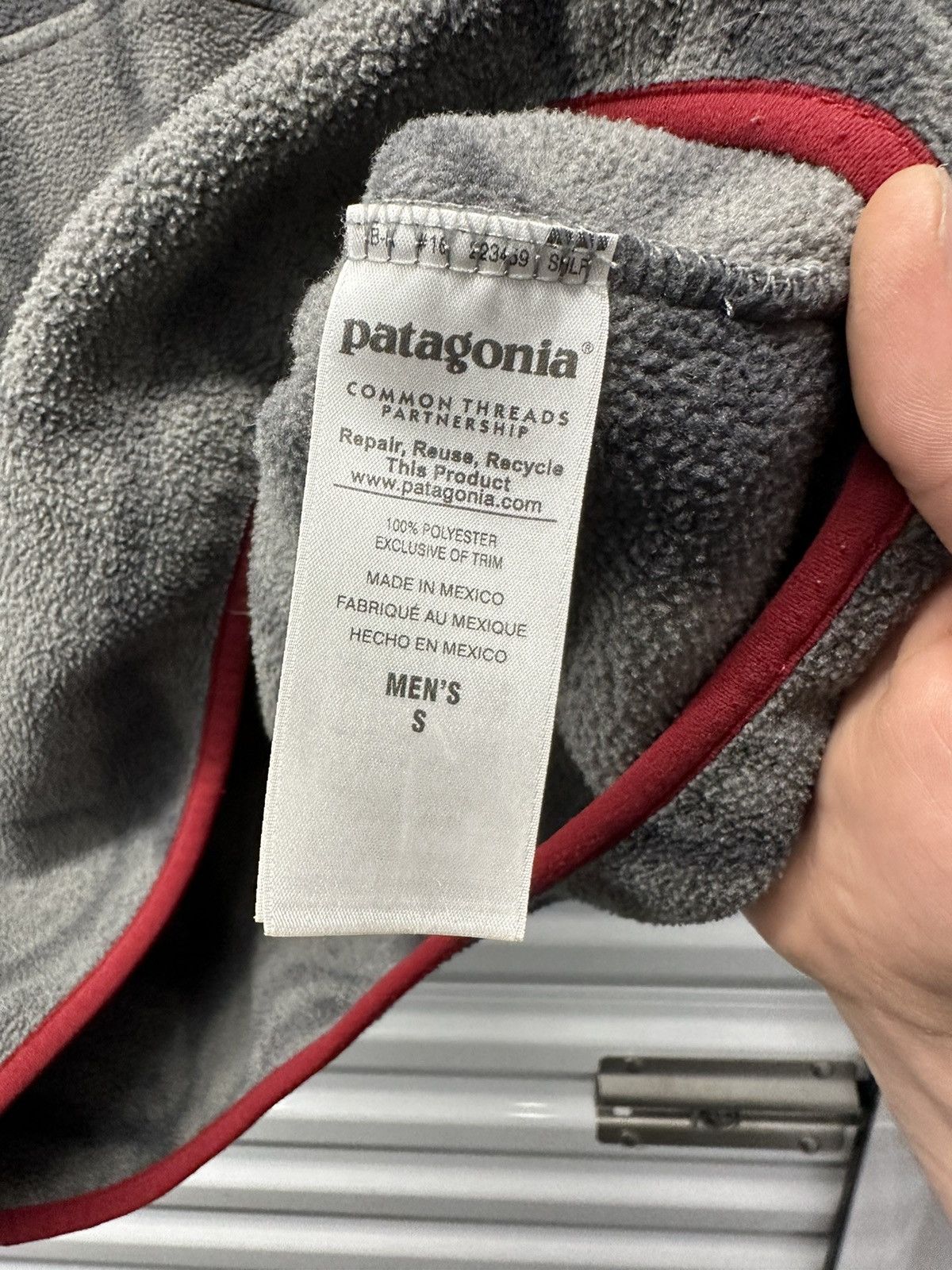 Patagonia × Vintage Vintage Patagonia “Stone” Synchilla Fleece Size US M / EU 48-50 / 2 - 7 Thumbnail