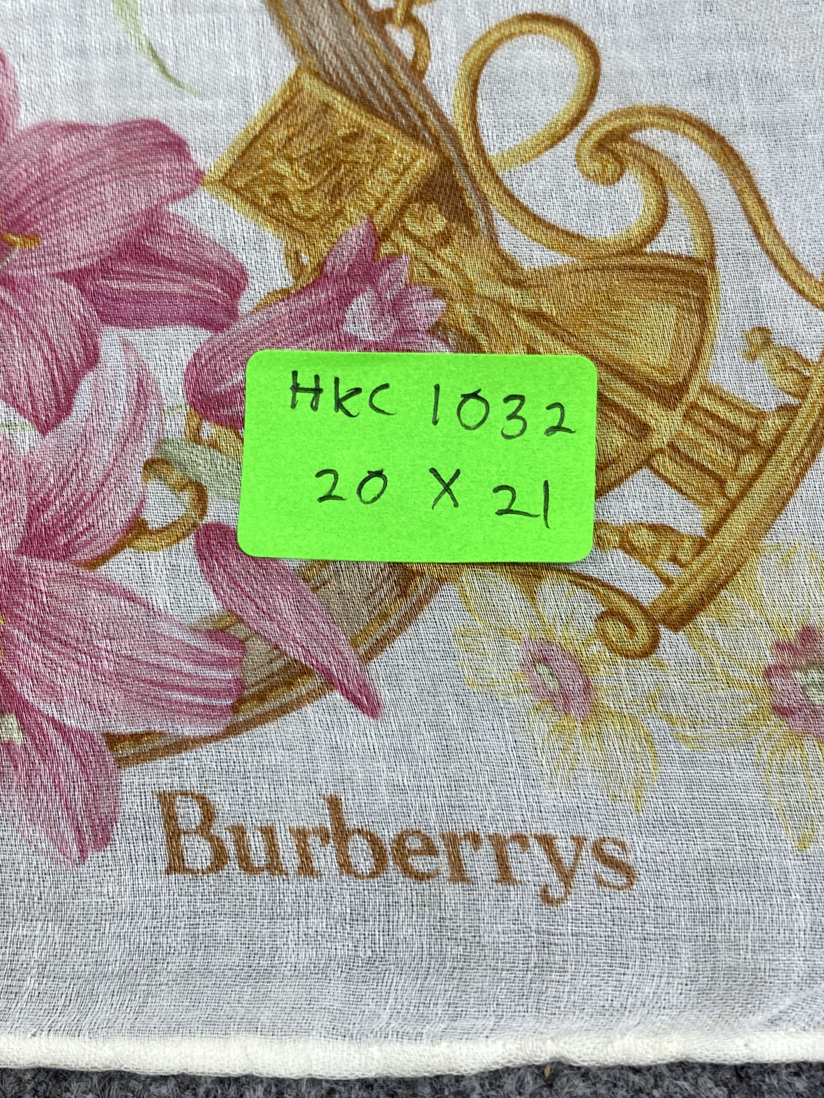 Burberry Vintage Burberry Handkerchief / Neckerchief HKC1032 Size ONE SIZE - 7 Thumbnail