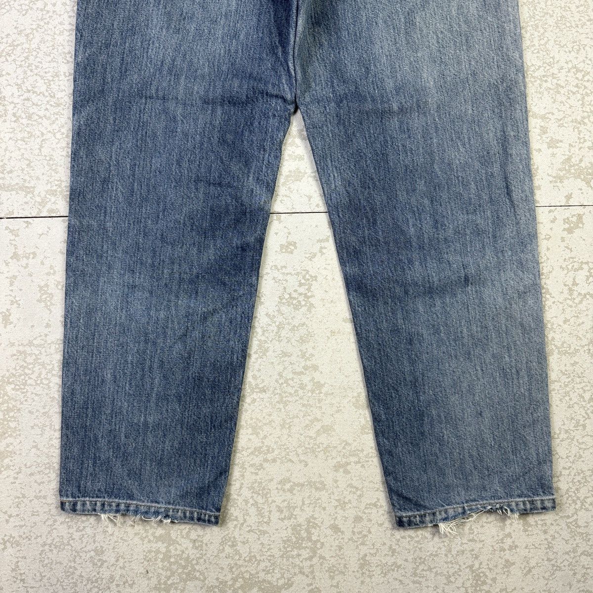 If Six Was Nine × Levi's × Vintage 💥Vintage 90s Levis 609 Orange Tab Distressed Ripped Jean Size US 31 - 9 Thumbnail