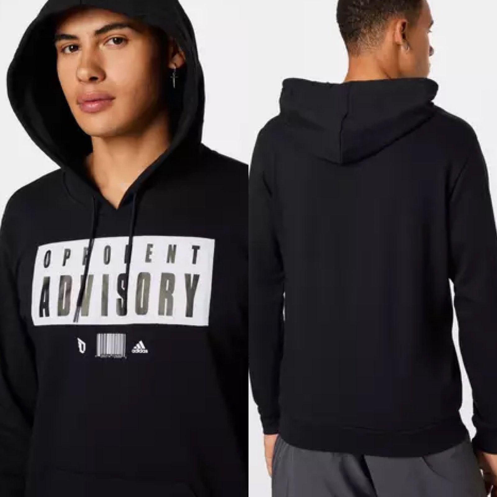 Adidas adidas Originals Dame Opponent Advisory Hoodie Black Men's L Size US L / EU 52-54 / 3 - 1 Thumbnail
