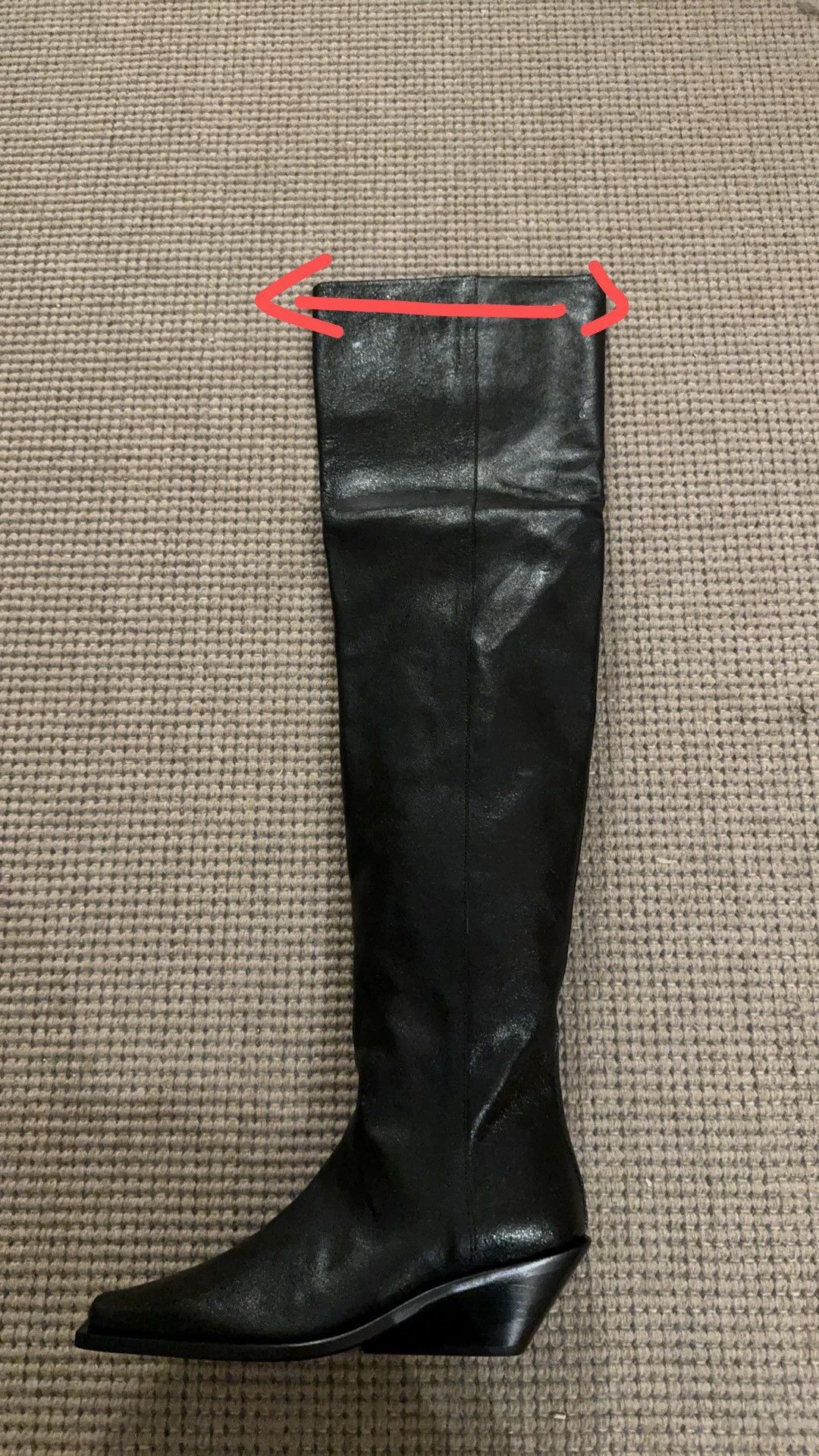 Ann Demeulemeester Ann Dem new 37.5 48cm calf-high boots with box Size US 7 / IT 37 - 5 Thumbnail