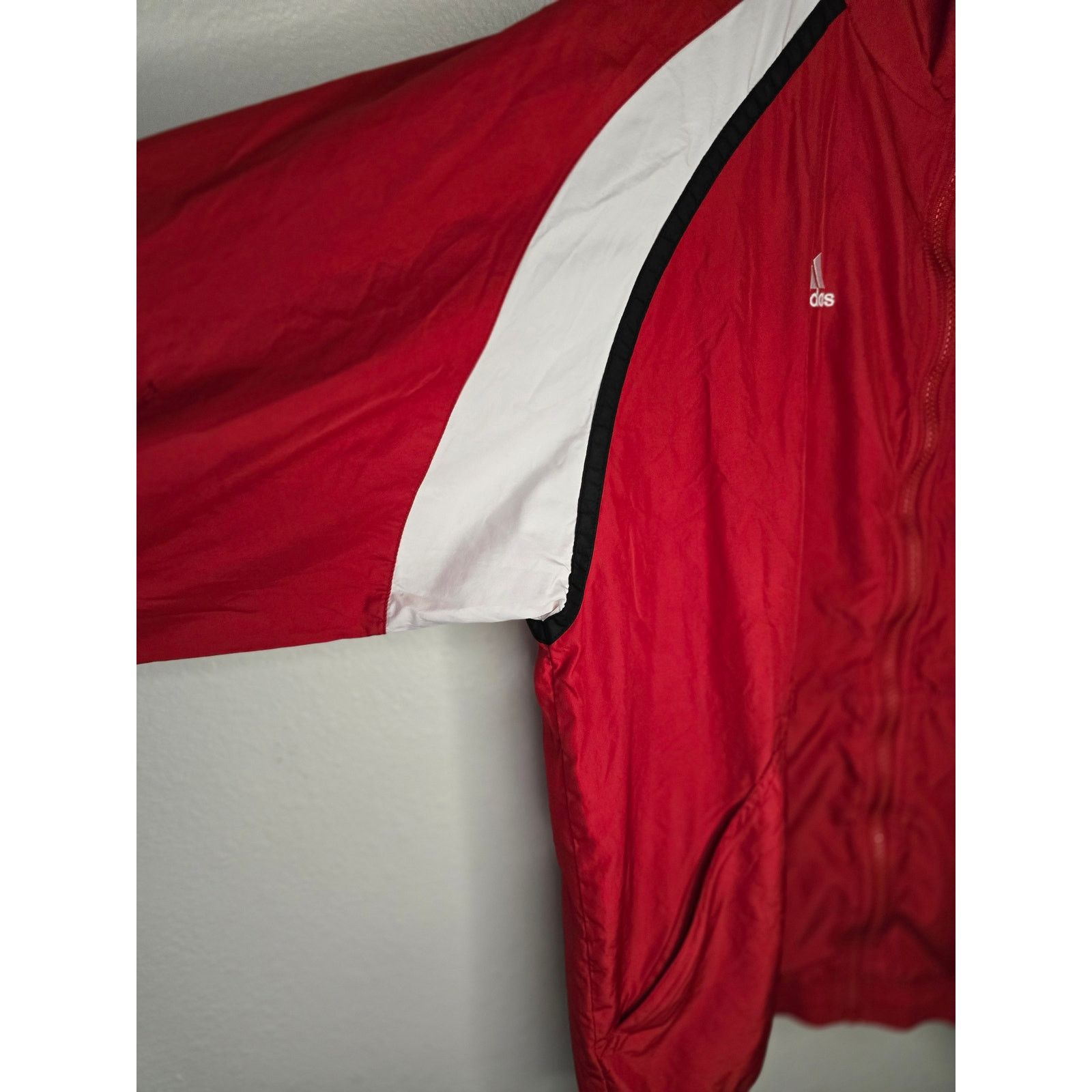 Adidas Vintage Nebraska Huskers Windbreaker L Adidas Full Zip Red Size US XL / EU 56 / 4 - 3 Thumbnail