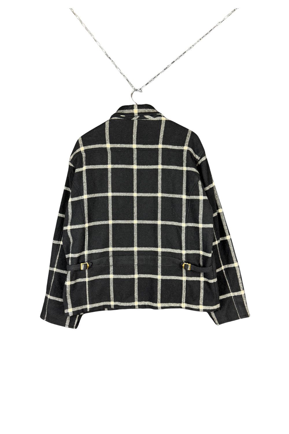 Polo Ralph Lauren aw98 Polo Ralph Lauren Wool Windowpane Zip Jacket - L Size US L / EU 52-54 / 3 - 2 Thumbnail