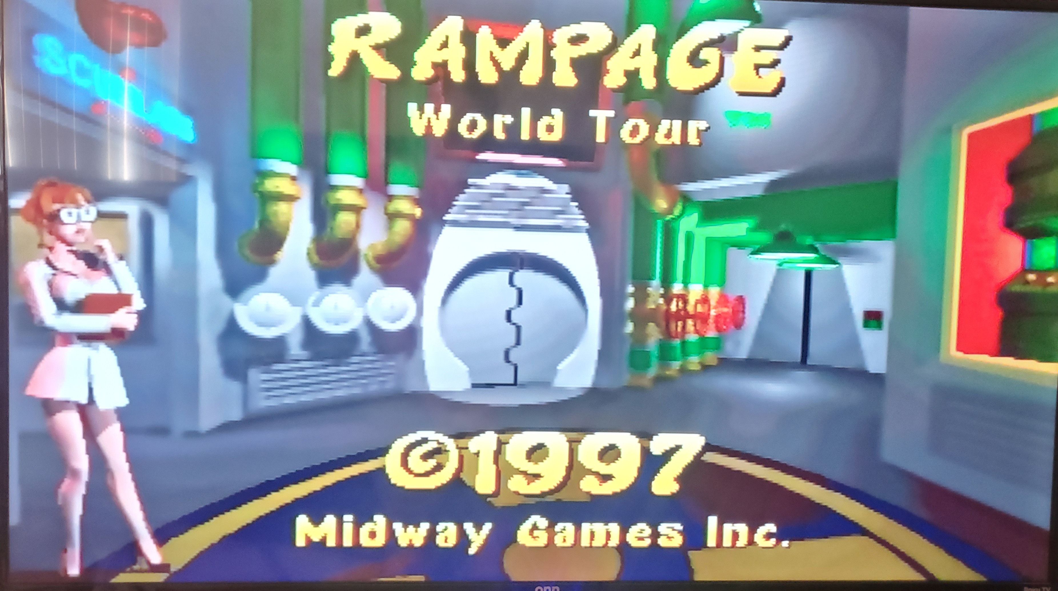 Nintendo Rampage World Tour N64 Nintendo 64 Video Game Cartridge Size ONE SIZE - 2 Thumbnail