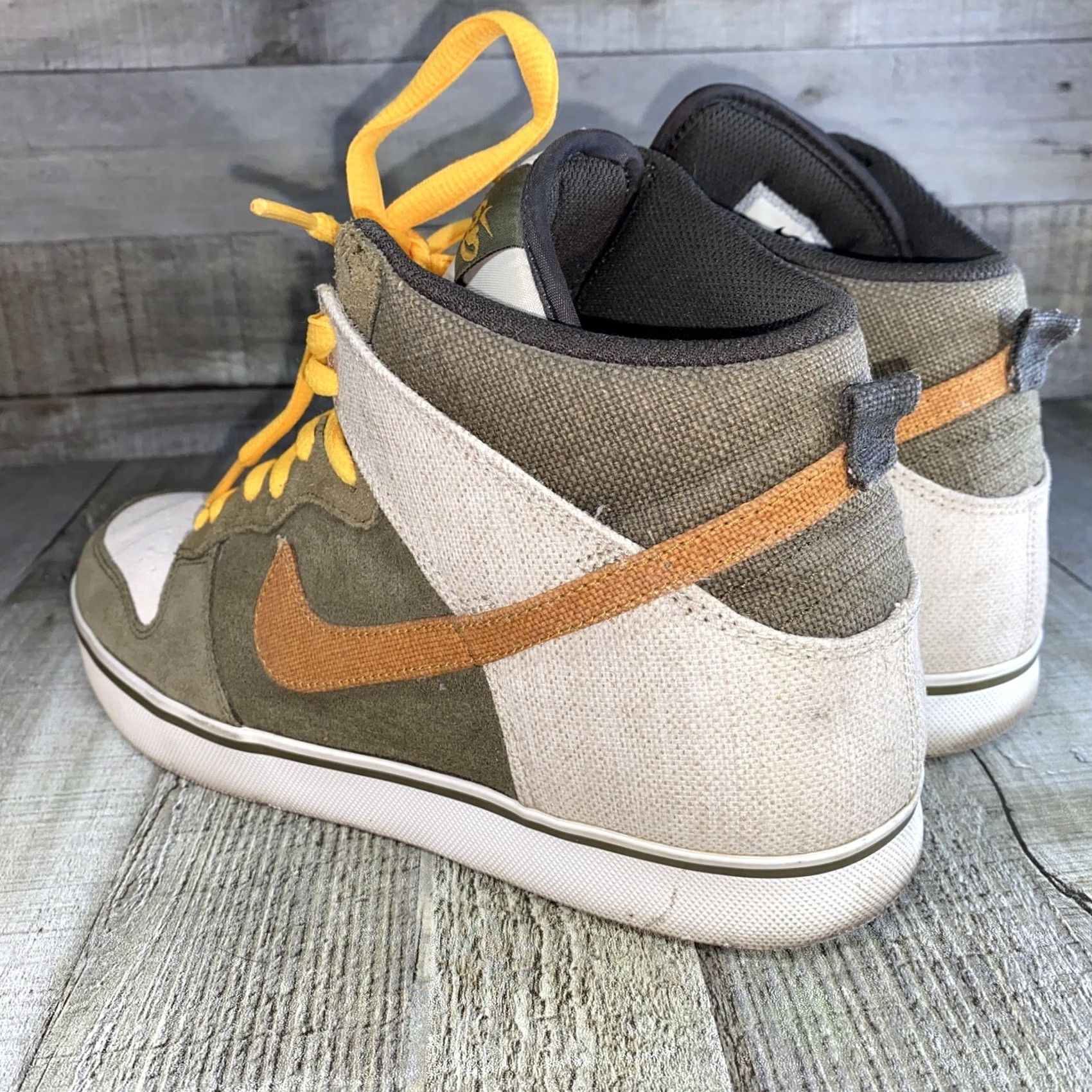 Nike Nike Dunk SE High Iguana Bronze Sneaker Mens 10/10.5 Multicolor High Top Nike Dunk se high Iguana Bronze Size US 9 / EU 42 - 4 Thumbnail