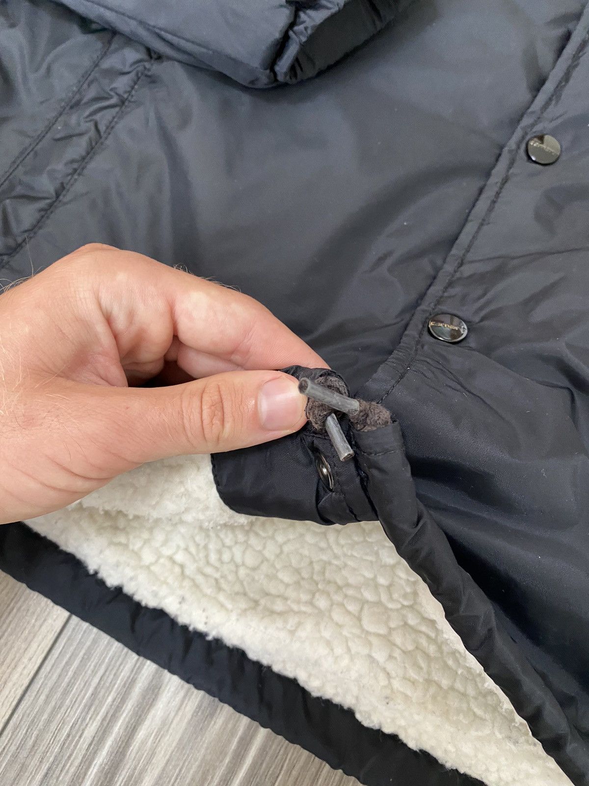 Carhartt Carhartt State Pile Nylon Black Jacket Men's Size S Size US S / EU 44-46 / 1 - 6 Thumbnail