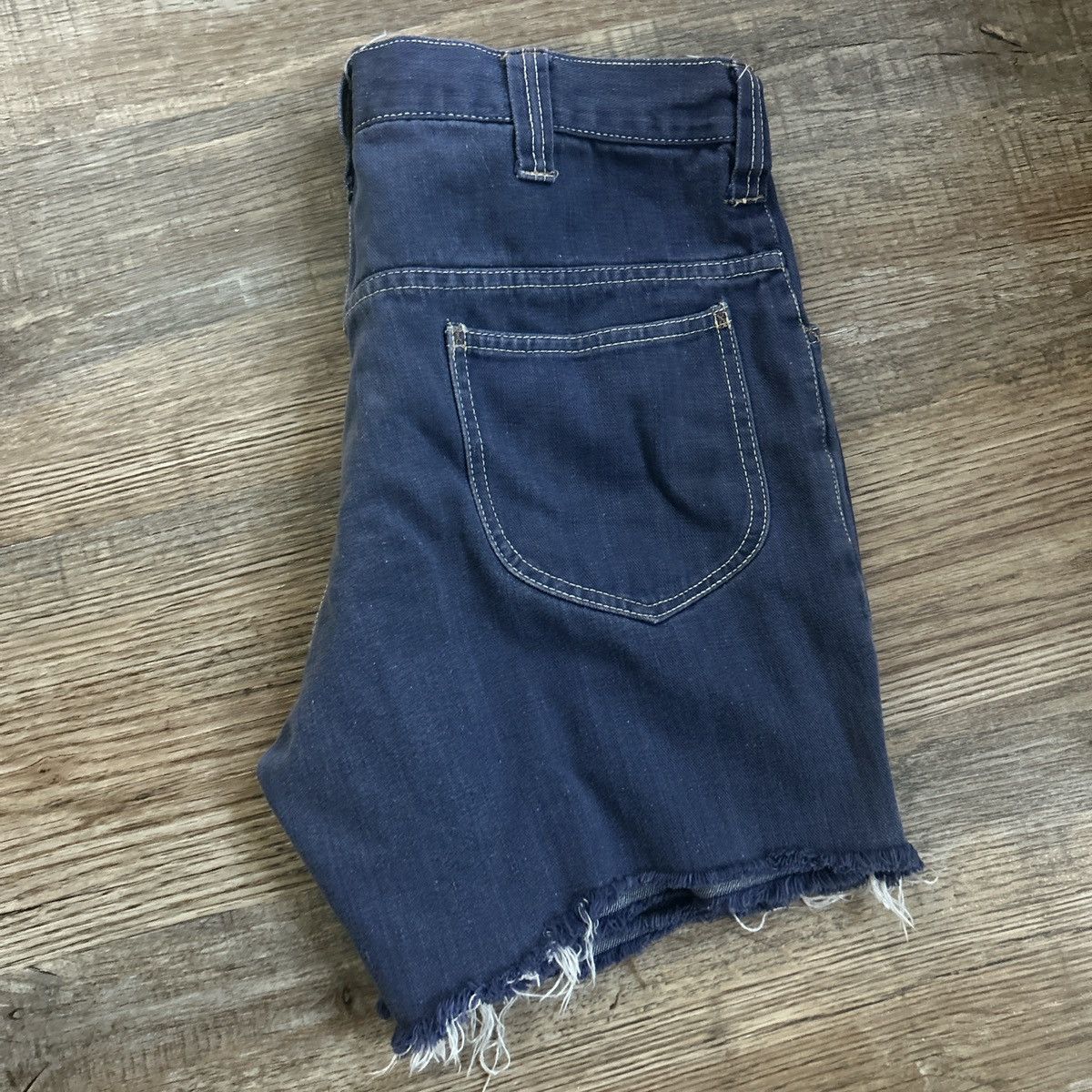 Vintage Vintage Jean cut off shirts Size US 31 - 2 Thumbnail