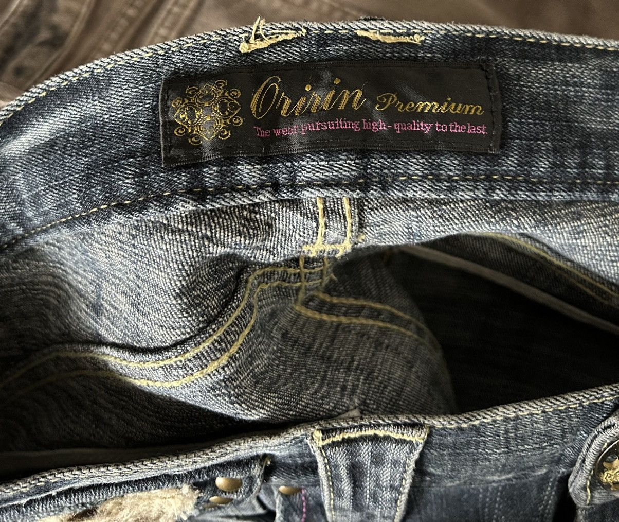 Japanese Brand Oririn Rabbit Flared Jeans Size 32" / US 10 / IT 46 - 12 Thumbnail