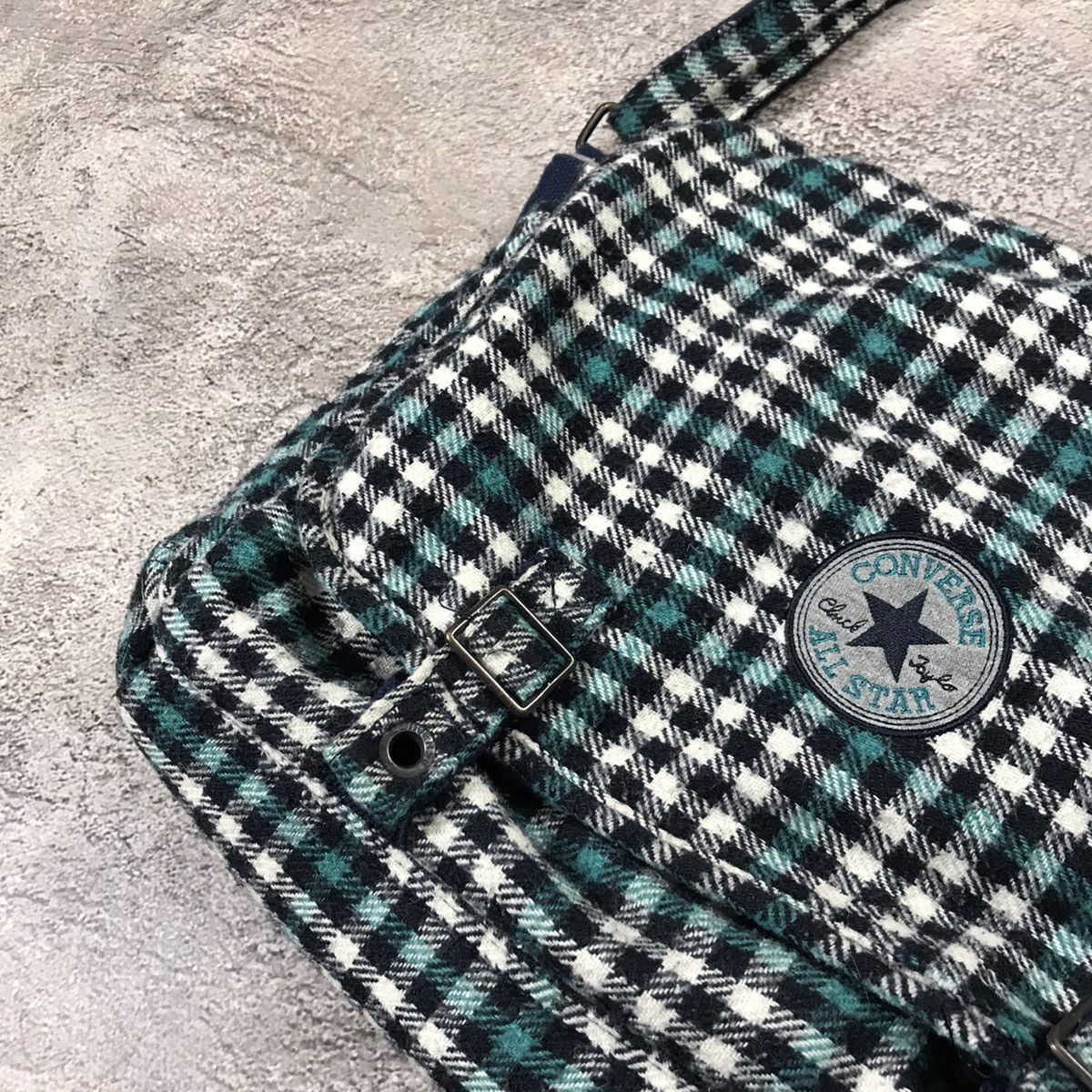 Vintage Vintage Y2K Gingham Crossbody Bag Japanese Preppy Rave OS Size ONE SIZE - 4 Thumbnail