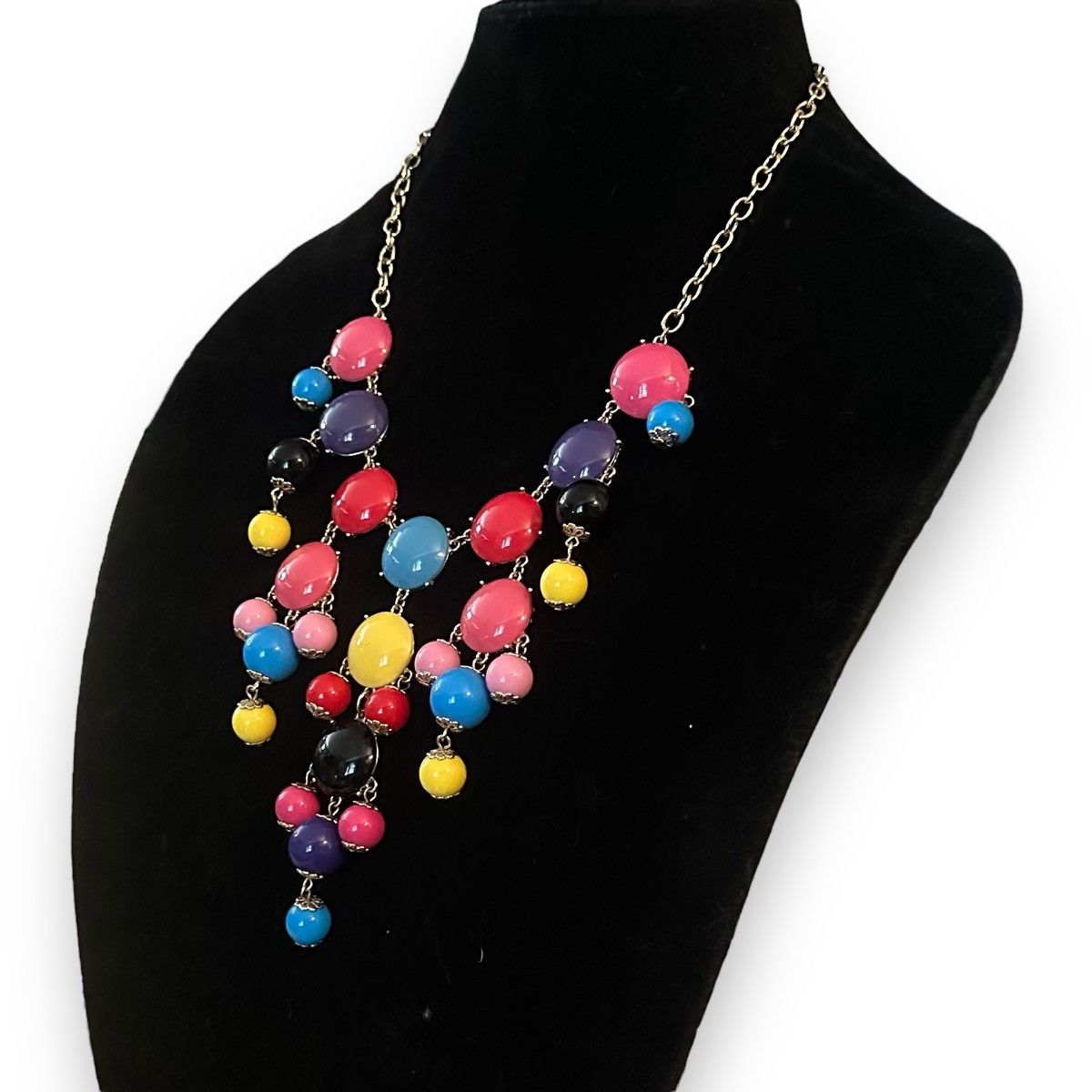 Other Iman color pop gum ball statement bib necklace Size ONE SIZE - 2 Thumbnail