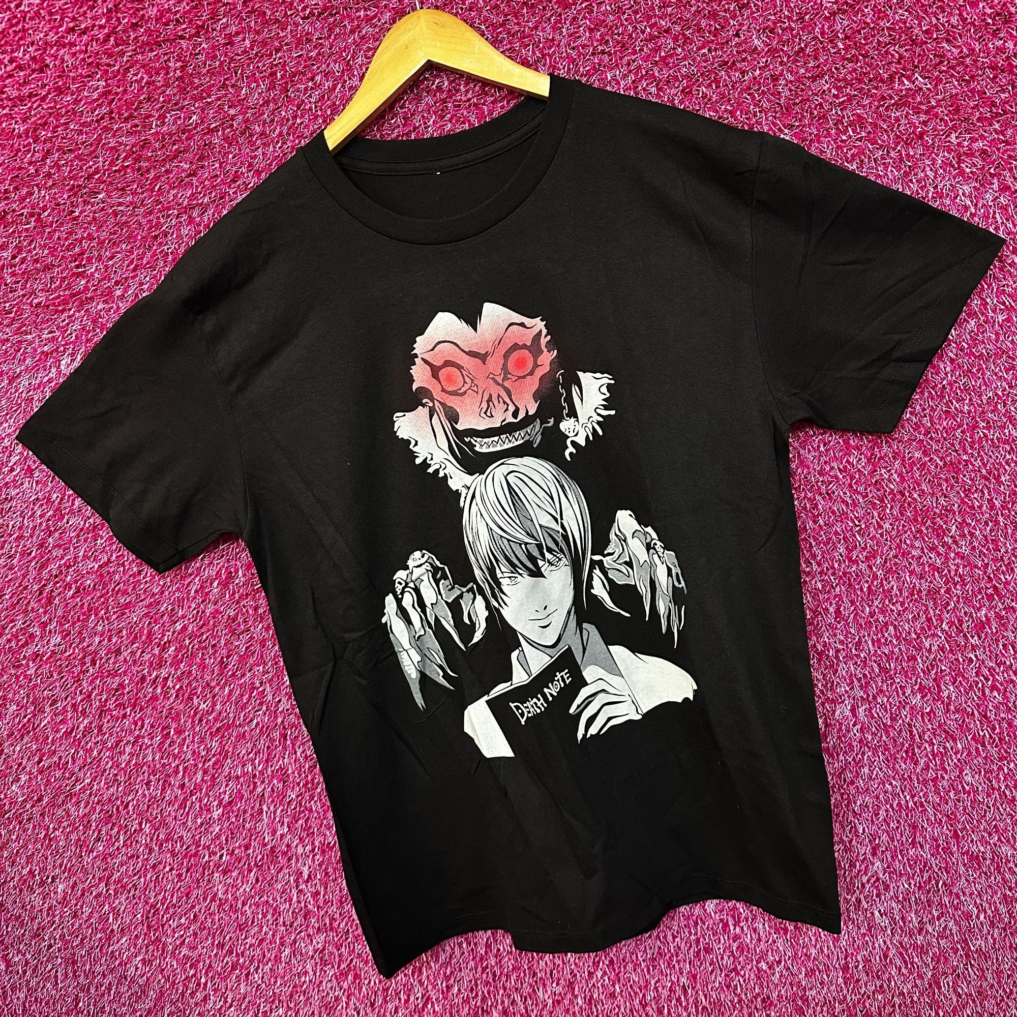 Anime Death Note Light Yagami and Ryuk Shinigami Eyes Anime Tee L Size US L / EU 52-54 / 3 - 3 Thumbnail