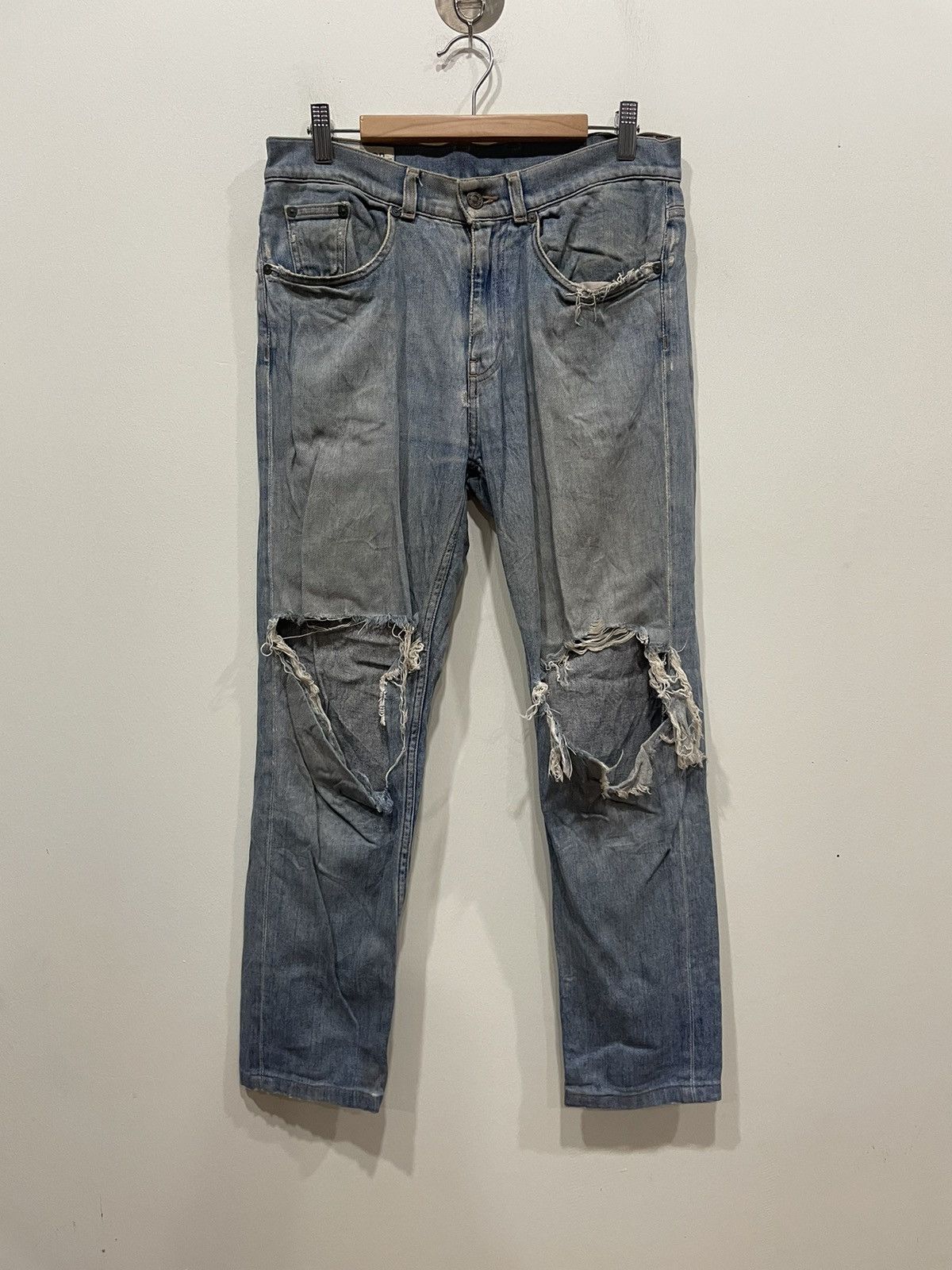 Tom Wood Tom Wood Distressed Style M Slim Jeans Size US 31 - 1 Thumbnail