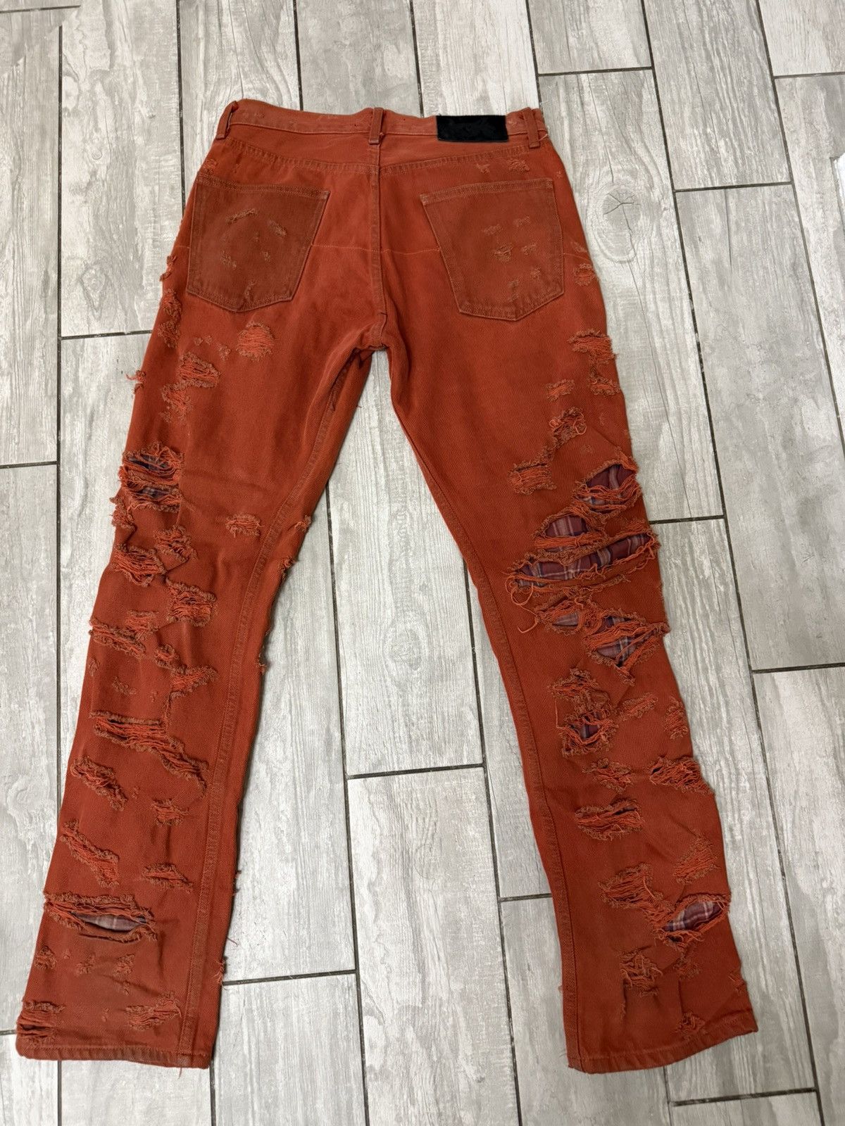 Siberia Hills Siberia Hills Spiritual Denim Jeans Orange Size US 32 / EU 48 - 3 Thumbnail