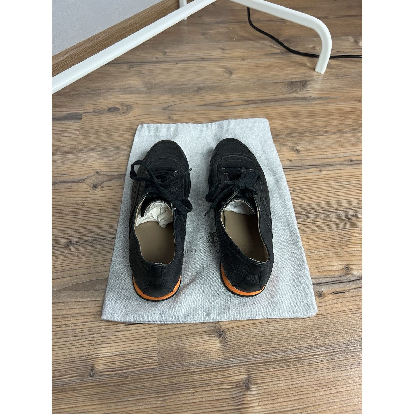 Hermes Hermès Kool Authentic Black Perforated Leather Sneakers Size Size US 9 / EU 42 - 6 Thumbnail