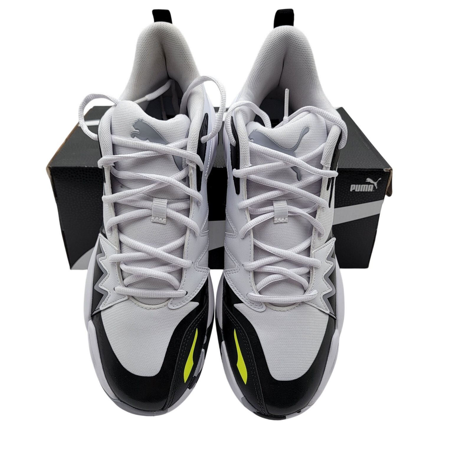 Puma Puma Genetics White Electric Lime Sneakers - Men's Size 10.5 Size US 10.5 / EU 43-44 - 4 Thumbnail