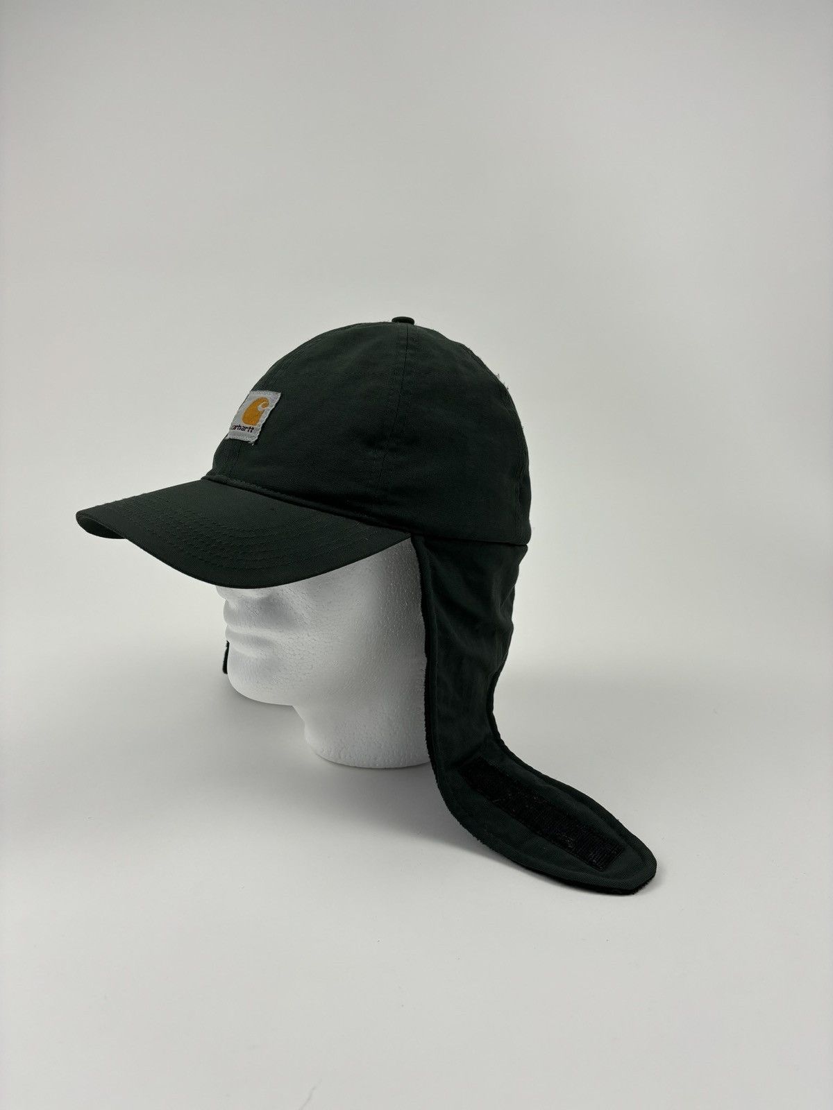 Carhartt × Vintage Forest Green 2000s trapper hunting ear flap hat Size ONE SIZE - 2 Thumbnail