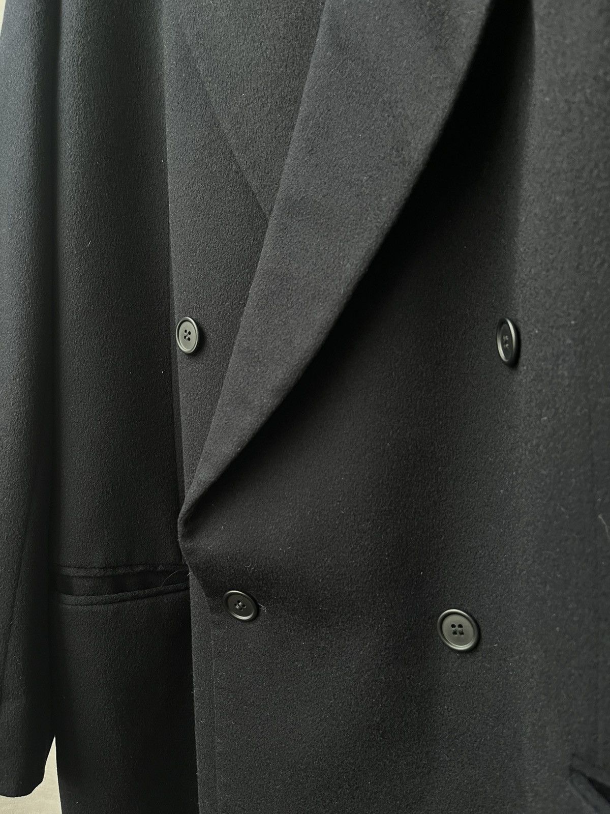 Giorgio Armani Giorgio Armani Cashmere Navy Double-Breasted Blazer Size 42L - 5 Thumbnail