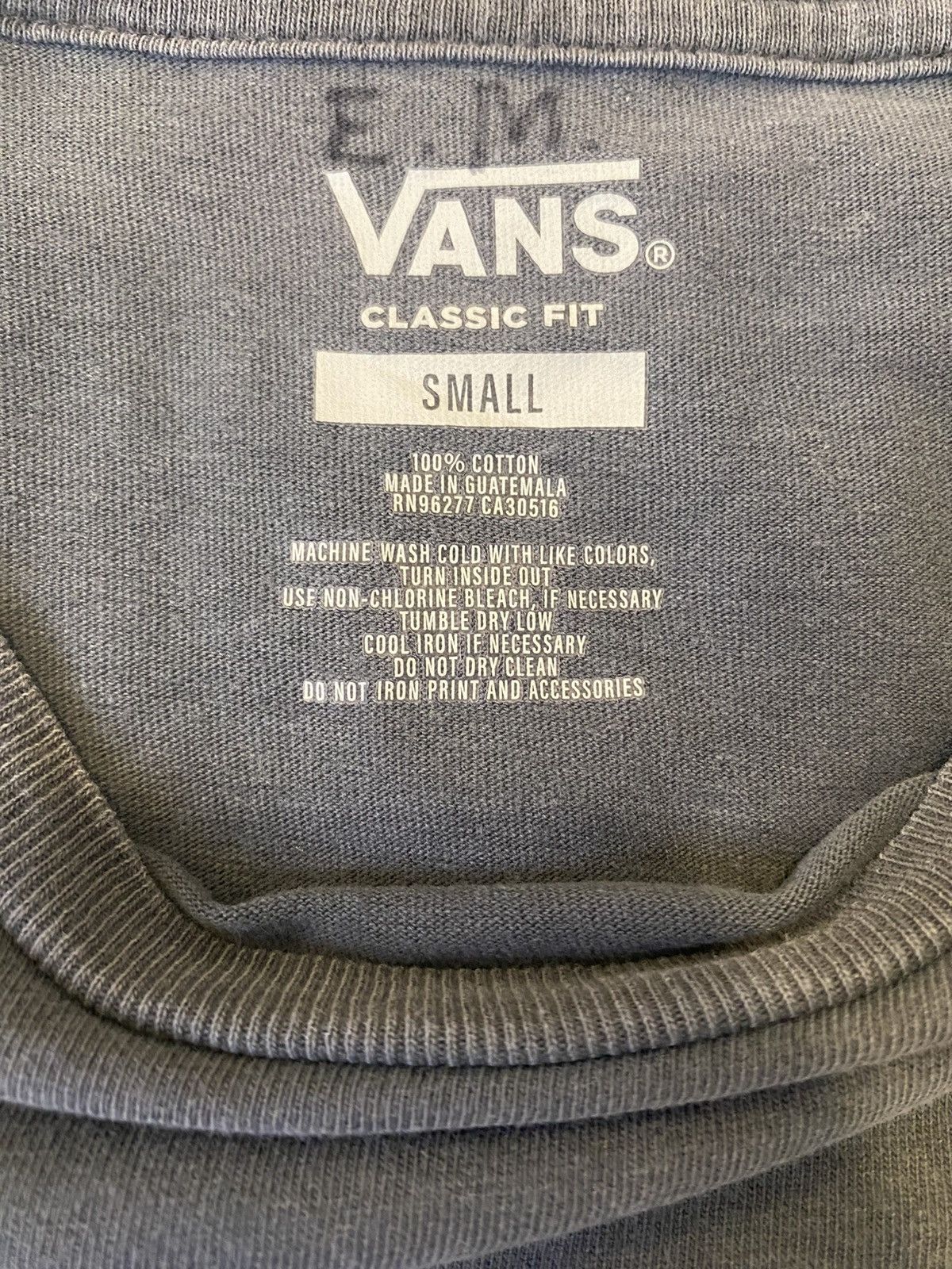Van × Vintage Vans Men's Short Sleeve Tee Size US S / EU 44-46 / 1 - 3 Thumbnail