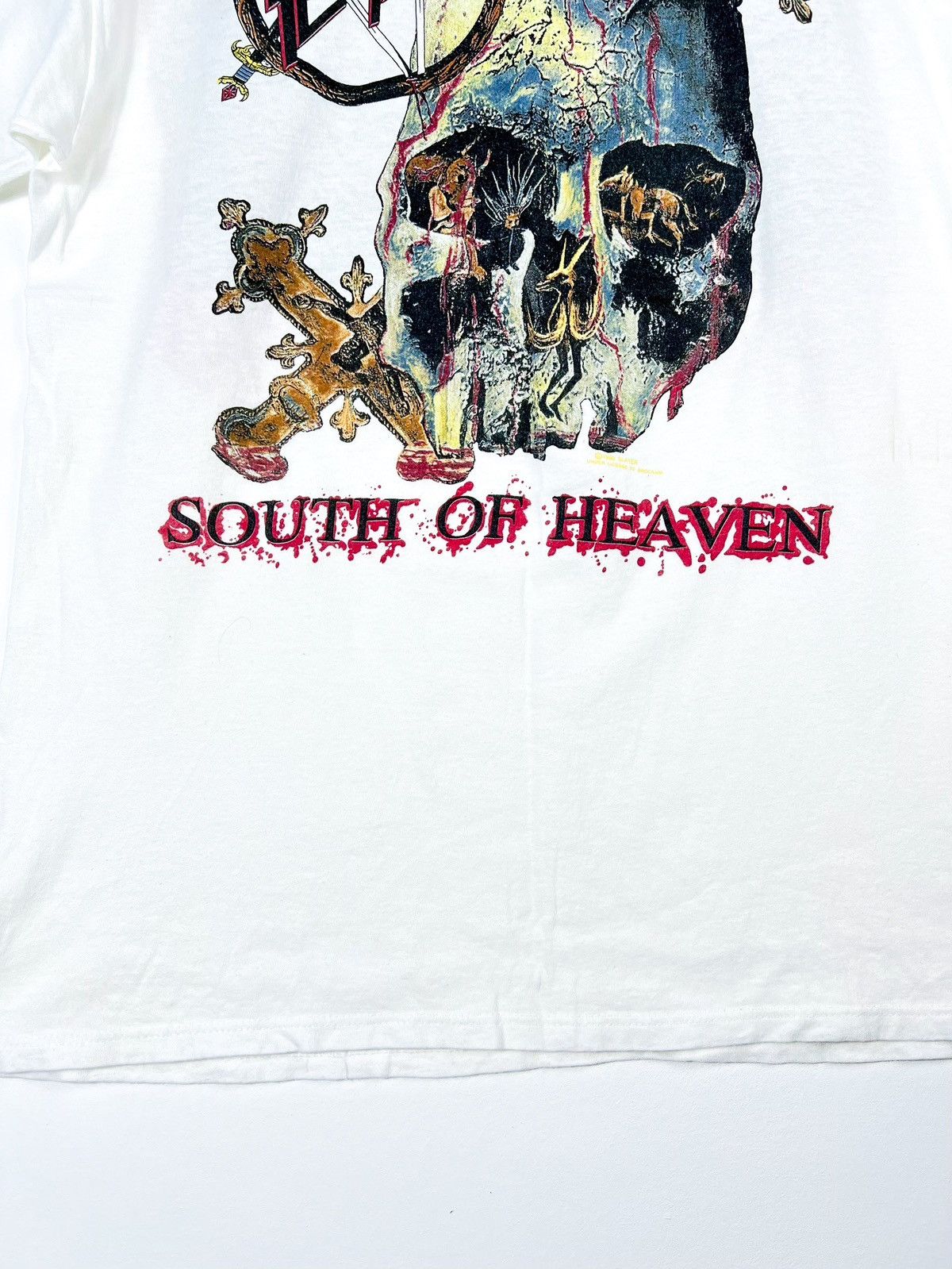 Slayer Slayer South of heaven Metallica Vintage 80s Brockum T-Shirt Size US L / EU 52-54 / 3 - 7 Thumbnail