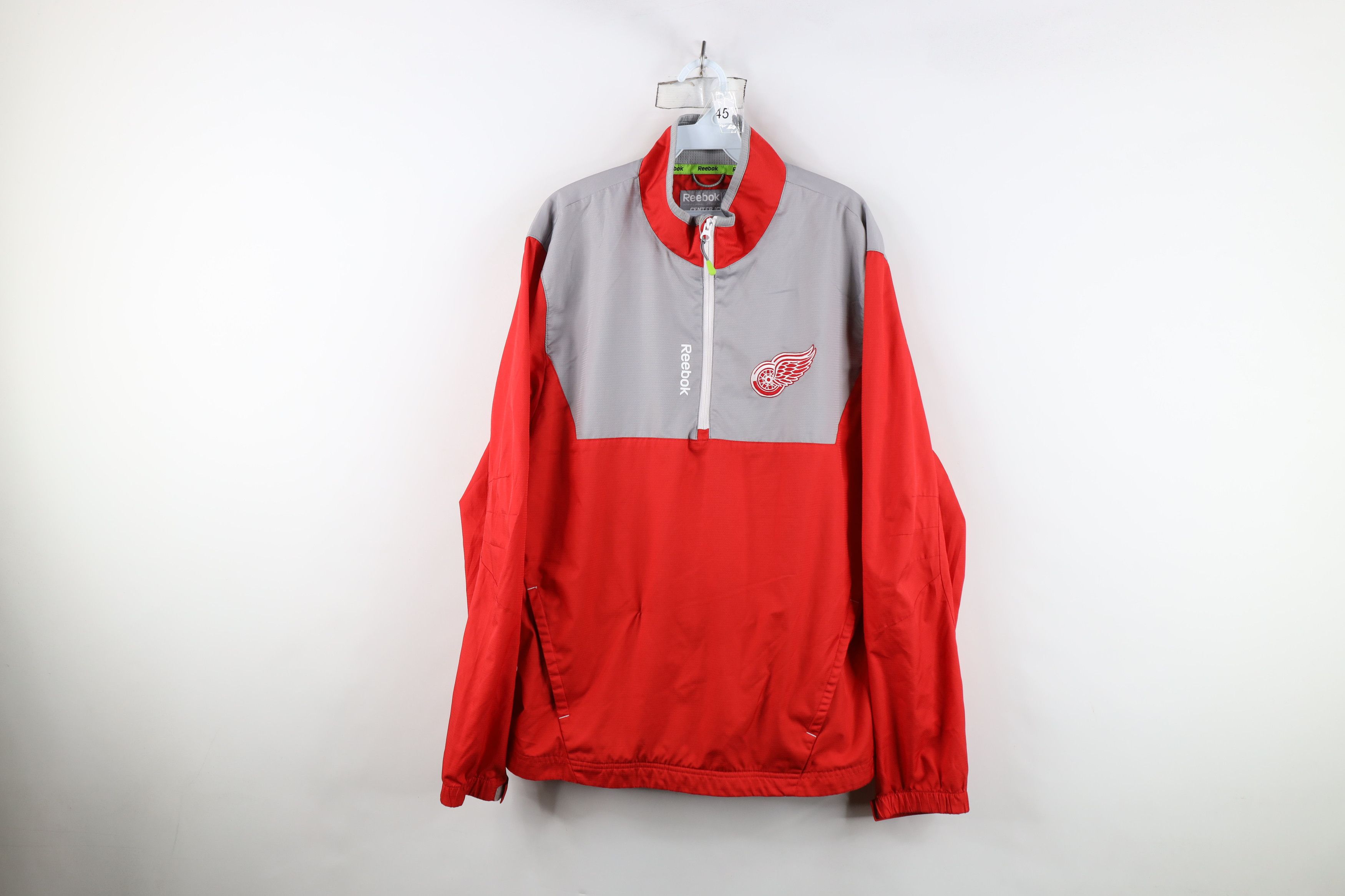 Reebok Reebok Center Ice Detroit Red Wings Hockey Pullover Jacket Size US L / EU 52-54 / 3 - 1 Thumbnail