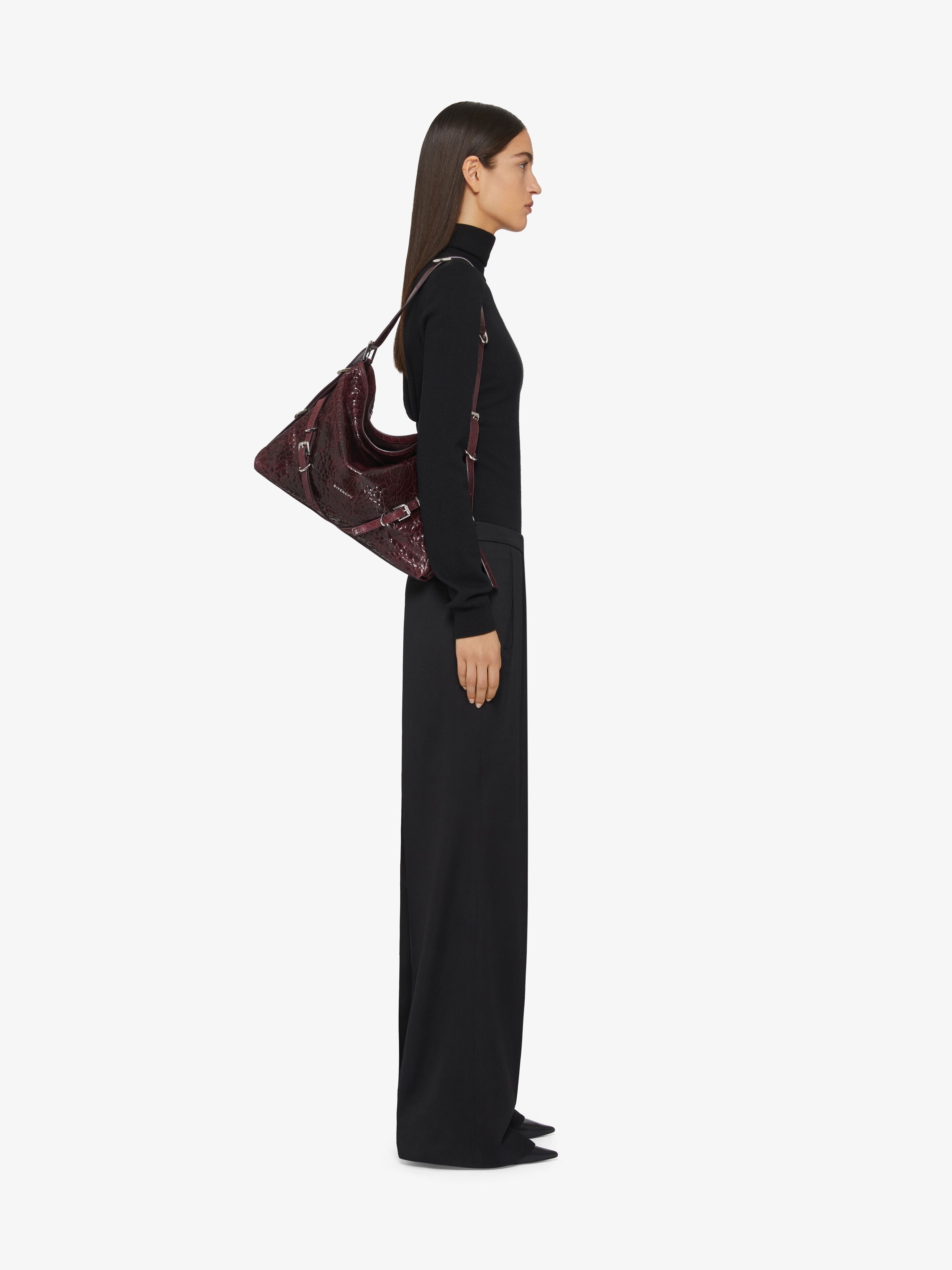 Givenchy o1w1db10426 Size: OS / Voyou Medium Bag in Oxblood Red Size ONE SIZE - 2 Thumbnail
