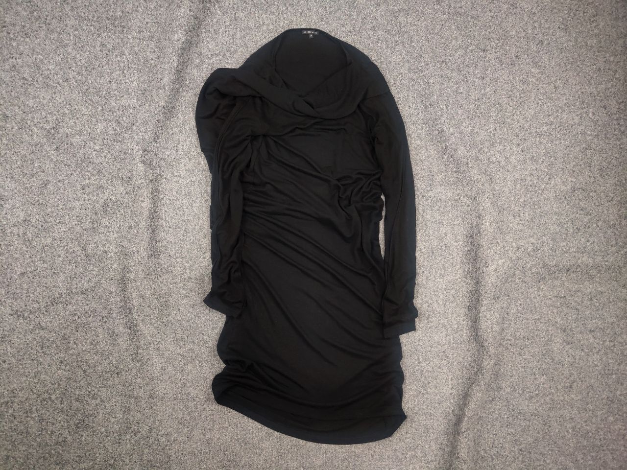 Ann Demeulemeester Ann Demeulemeester Wool Long Sleeve asymmetrical Slim Dress Size L / US 10 / IT 46 - 1 Thumbnail