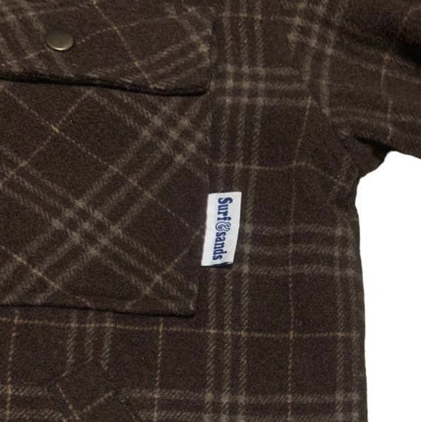 Vintage Vintage 90s Surf&Sands Plaid Wool Flannel Shirt Jacket Size US M / EU 48-50 / 2 - 5 Thumbnail