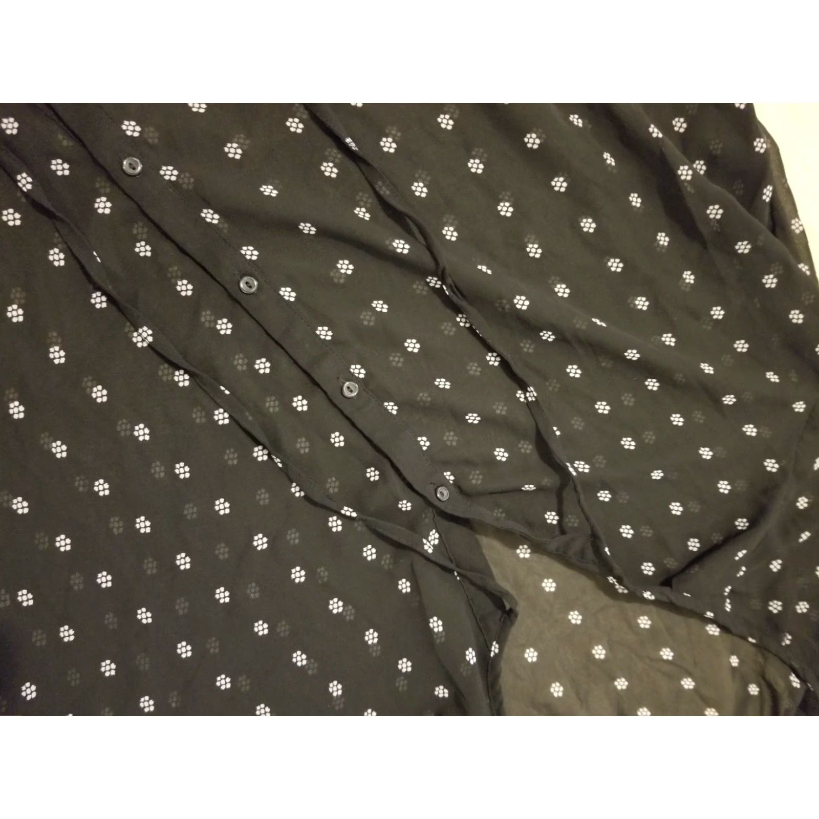 Old Navy Womens Old Navy Shirt Blouse XL Black Blouse Women XL Black Size XL / US 12-14 / IT 48-50 - 3 Thumbnail