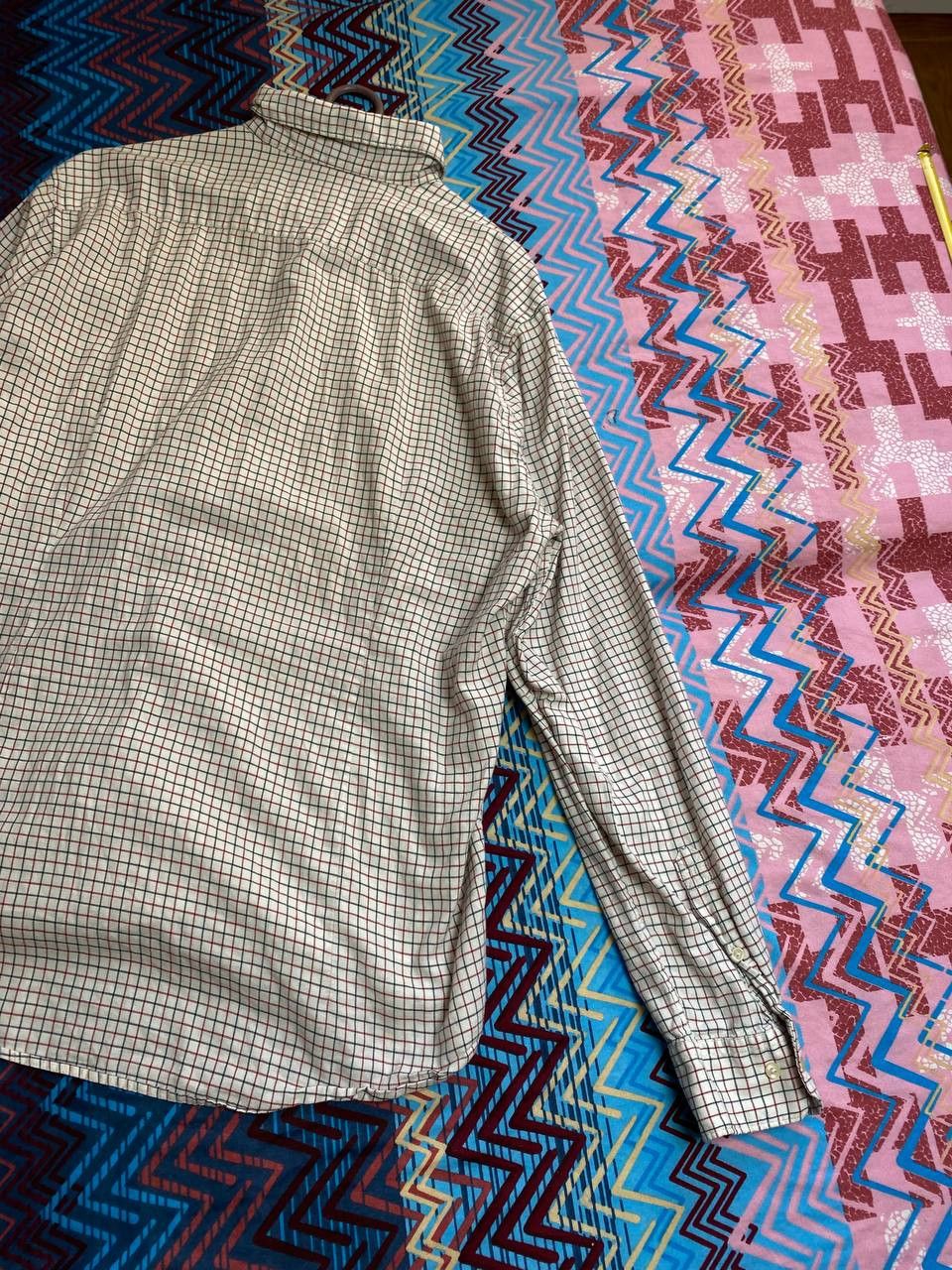 Barbour × Vintage Barbour Vintage Mens Tattersall Flannel Check Shirt Size US L / EU 52-54 / 3 - 11 Thumbnail