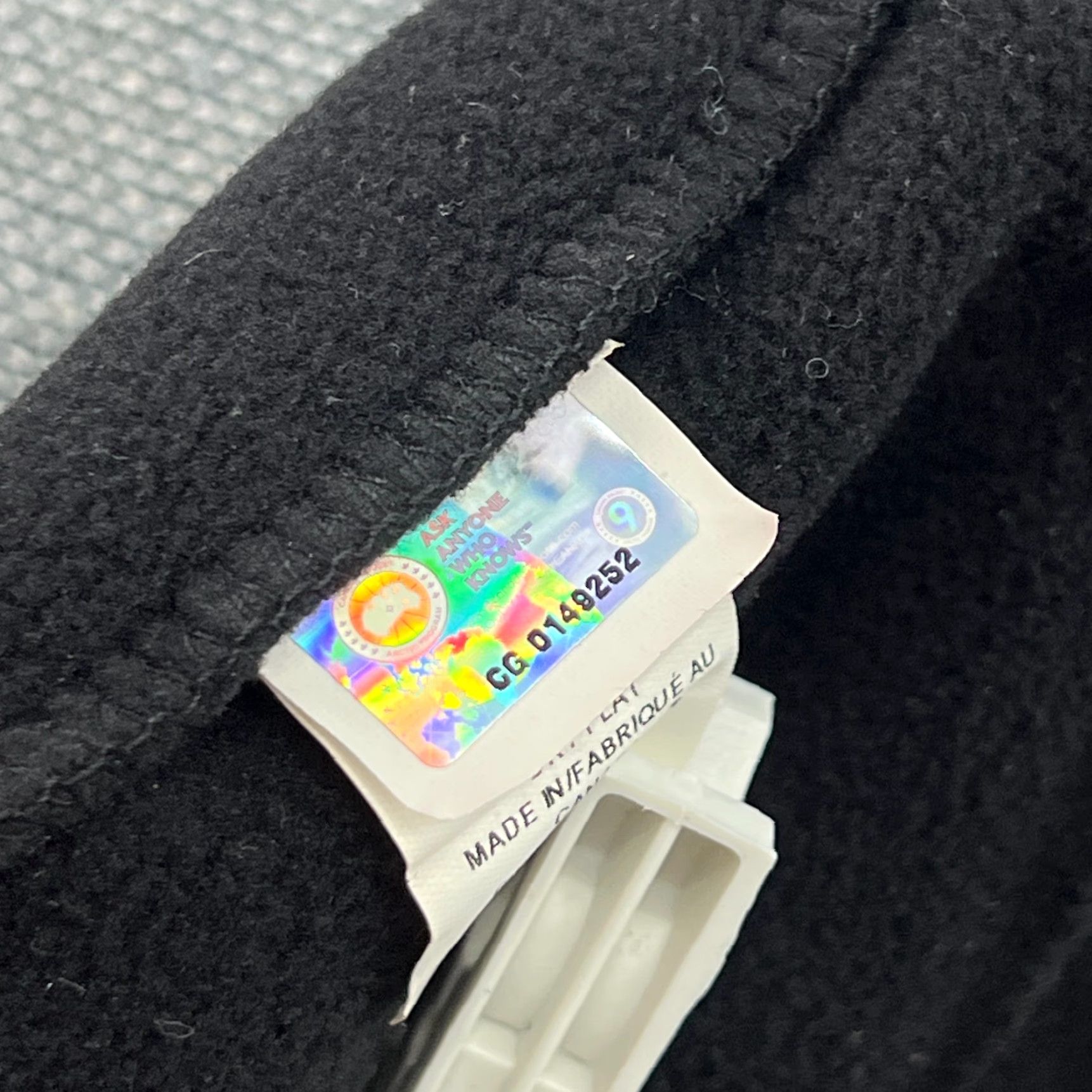 Canada Goose Canada Goose Beanie Hat One Size 100% Merino Wool Insulated Gray Wool Toque Beanie Unisex Adults Mens Womens Size ONE SIZE - 6 Thumbnail